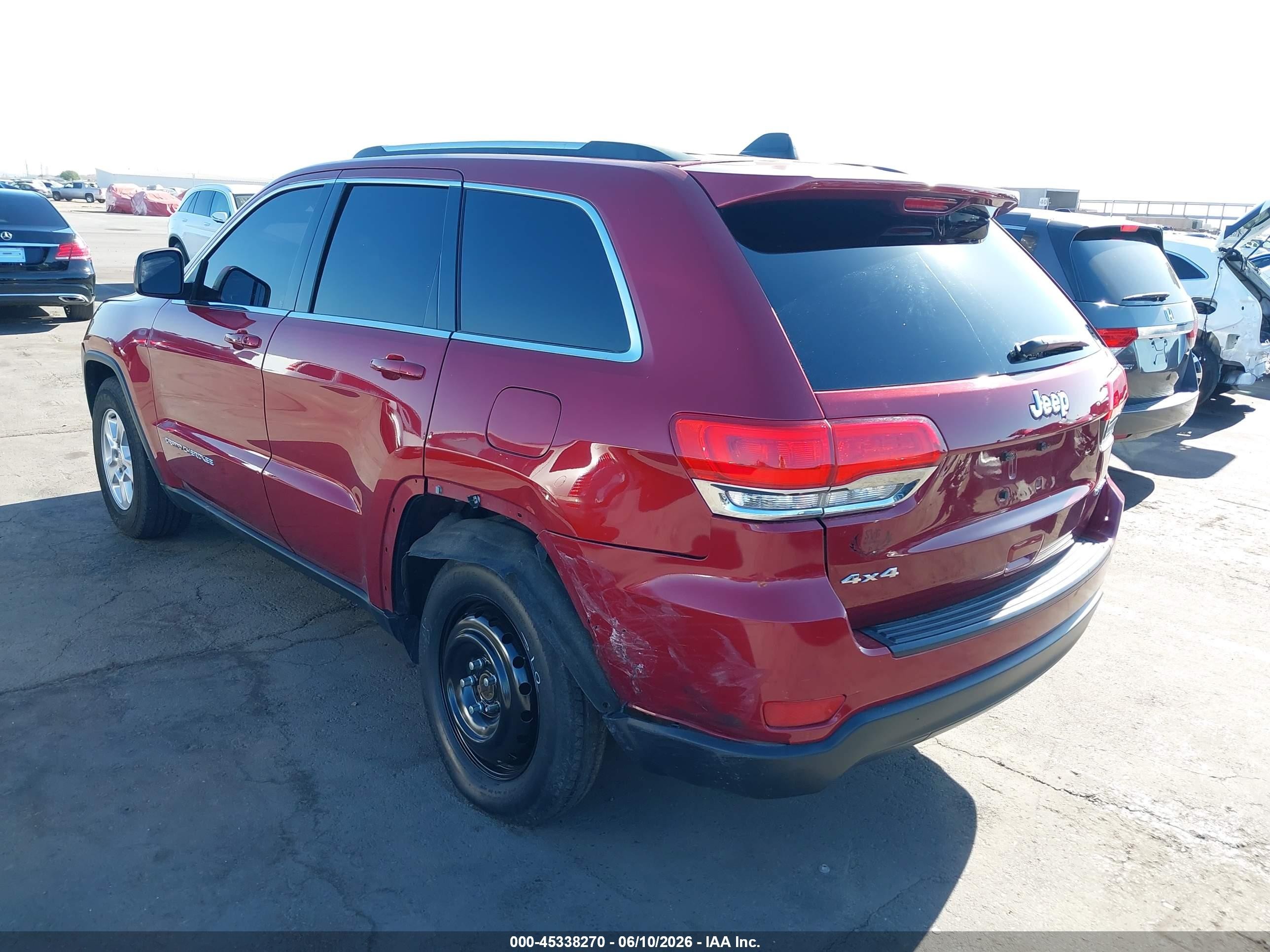 2014 Jeep Grand Cherokee Laredo Burgundy vin: 1C4RJFAG6EC129224
