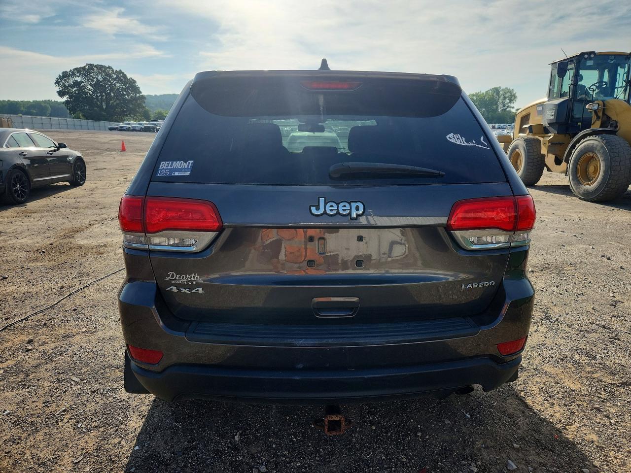 2014 Jeep Grand Cherokee Laredo Gray vin: 1C4RJFAG6EC140658