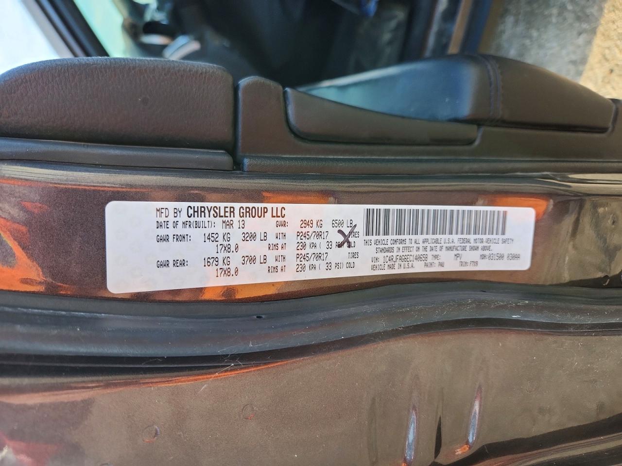 2014 Jeep Grand Cherokee Laredo Gray vin: 1C4RJFAG6EC140658