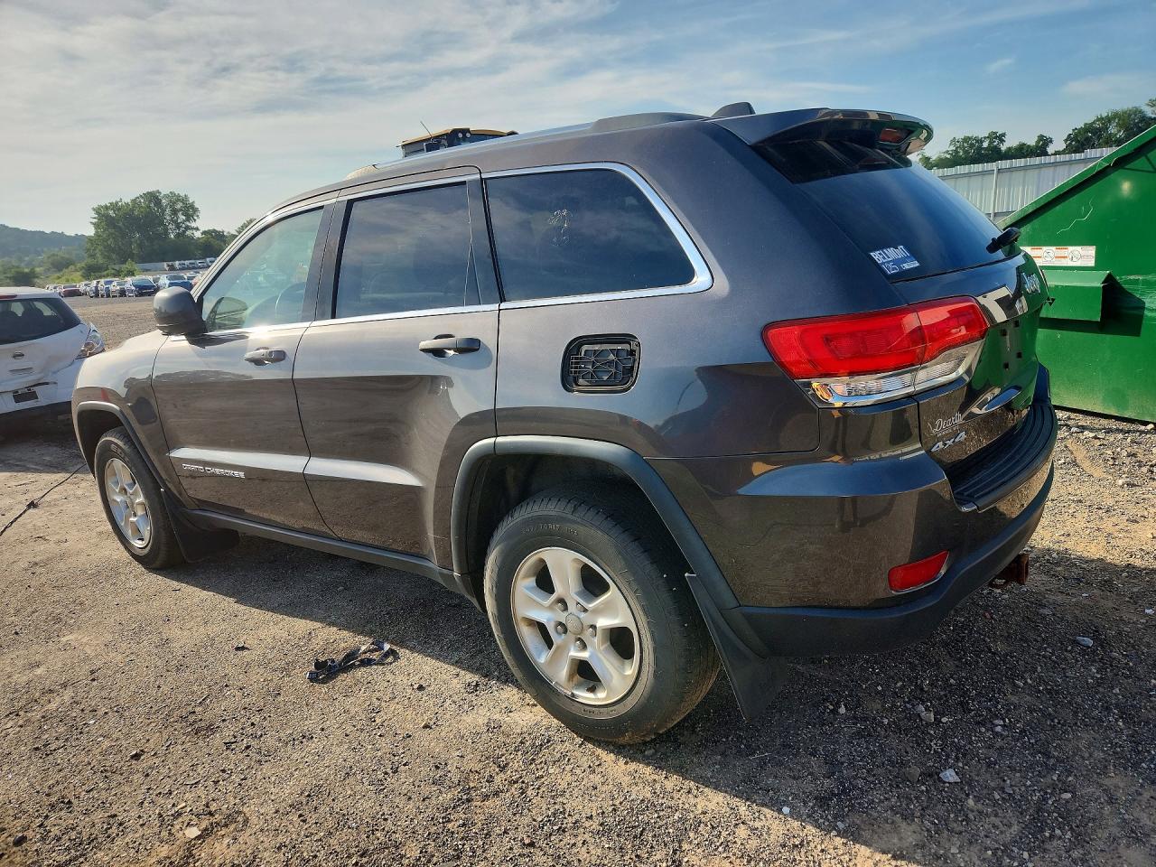 2014 Jeep Grand Cherokee Laredo Gray vin: 1C4RJFAG6EC140658