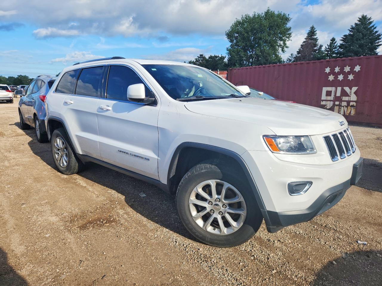 2014 Jeep Grand Cherokee Laredo White vin: 1C4RJFAG6EC143088