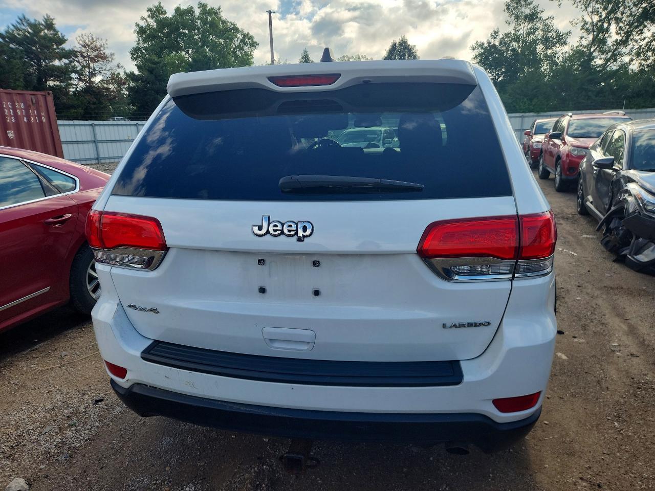 2014 Jeep Grand Cherokee Laredo White vin: 1C4RJFAG6EC143088