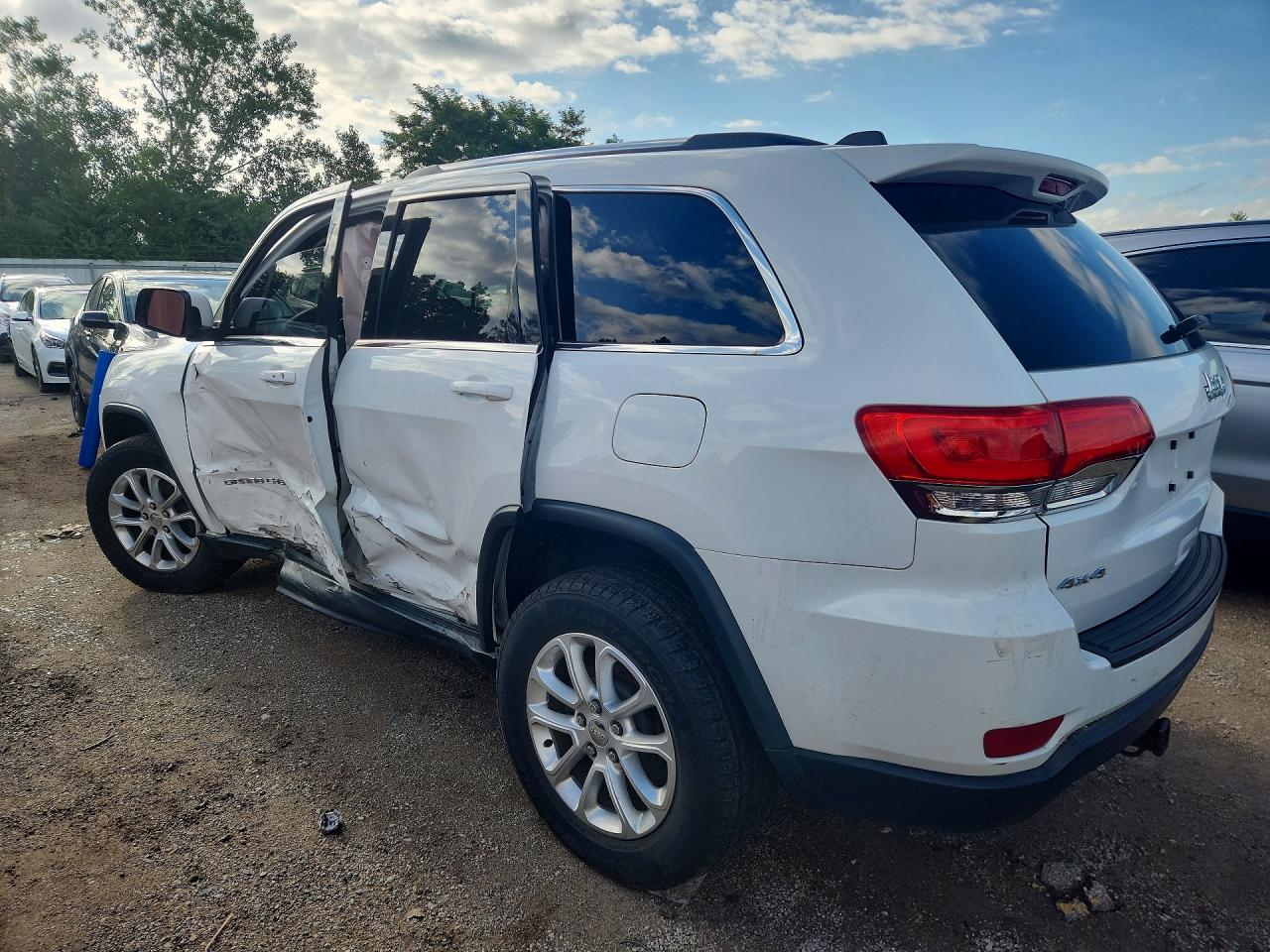 2014 Jeep Grand Cherokee Laredo White vin: 1C4RJFAG6EC143088