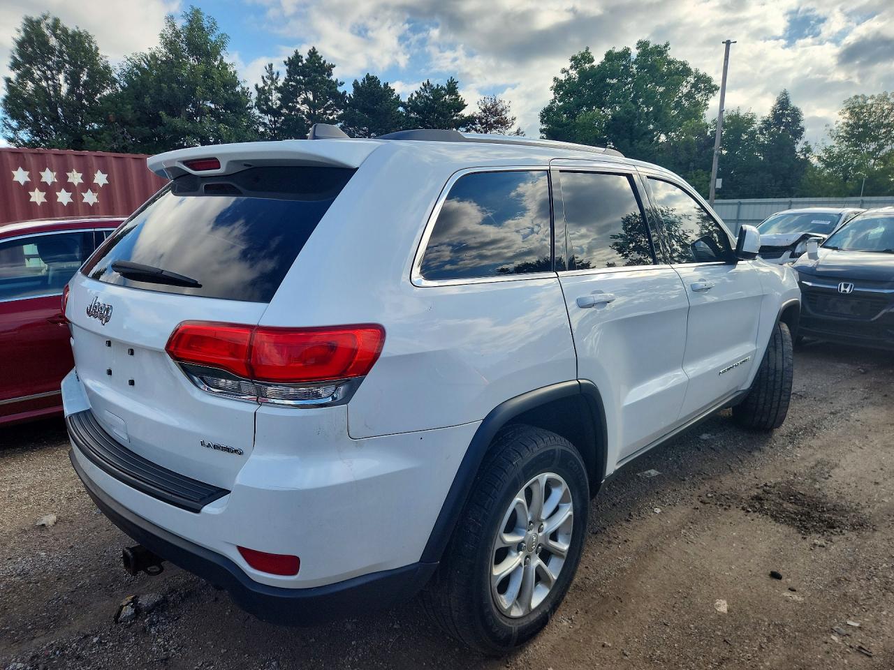 2014 Jeep Grand Cherokee Laredo White vin: 1C4RJFAG6EC143088
