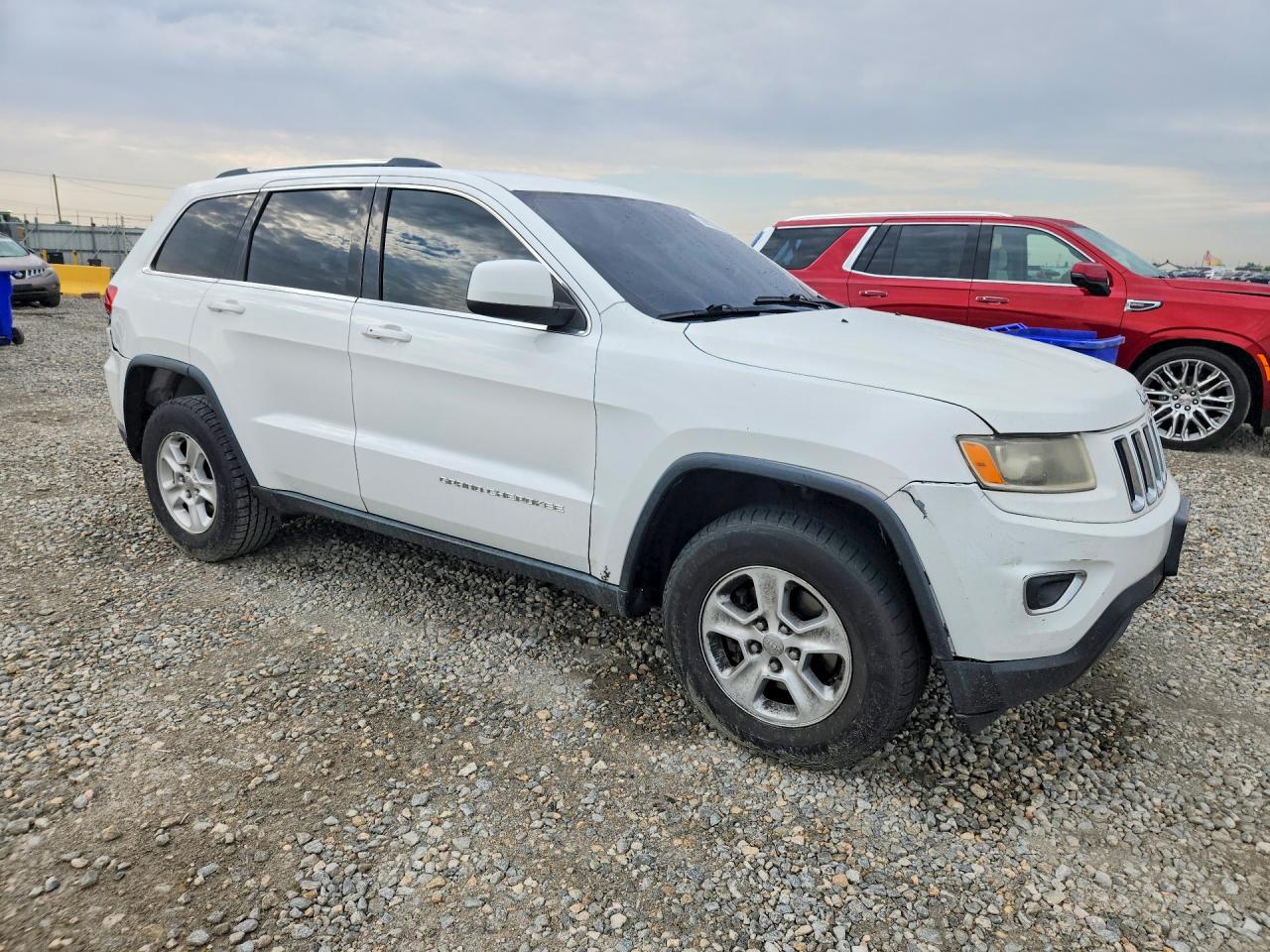 2014 Jeep Grand Cherokee Laredo White vin: 1C4RJFAG6EC180724