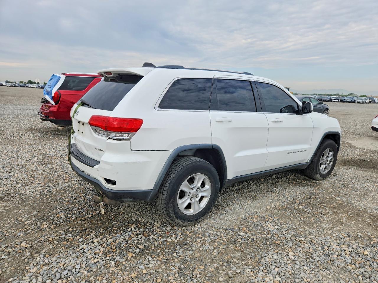 2014 Jeep Grand Cherokee Laredo White vin: 1C4RJFAG6EC180724