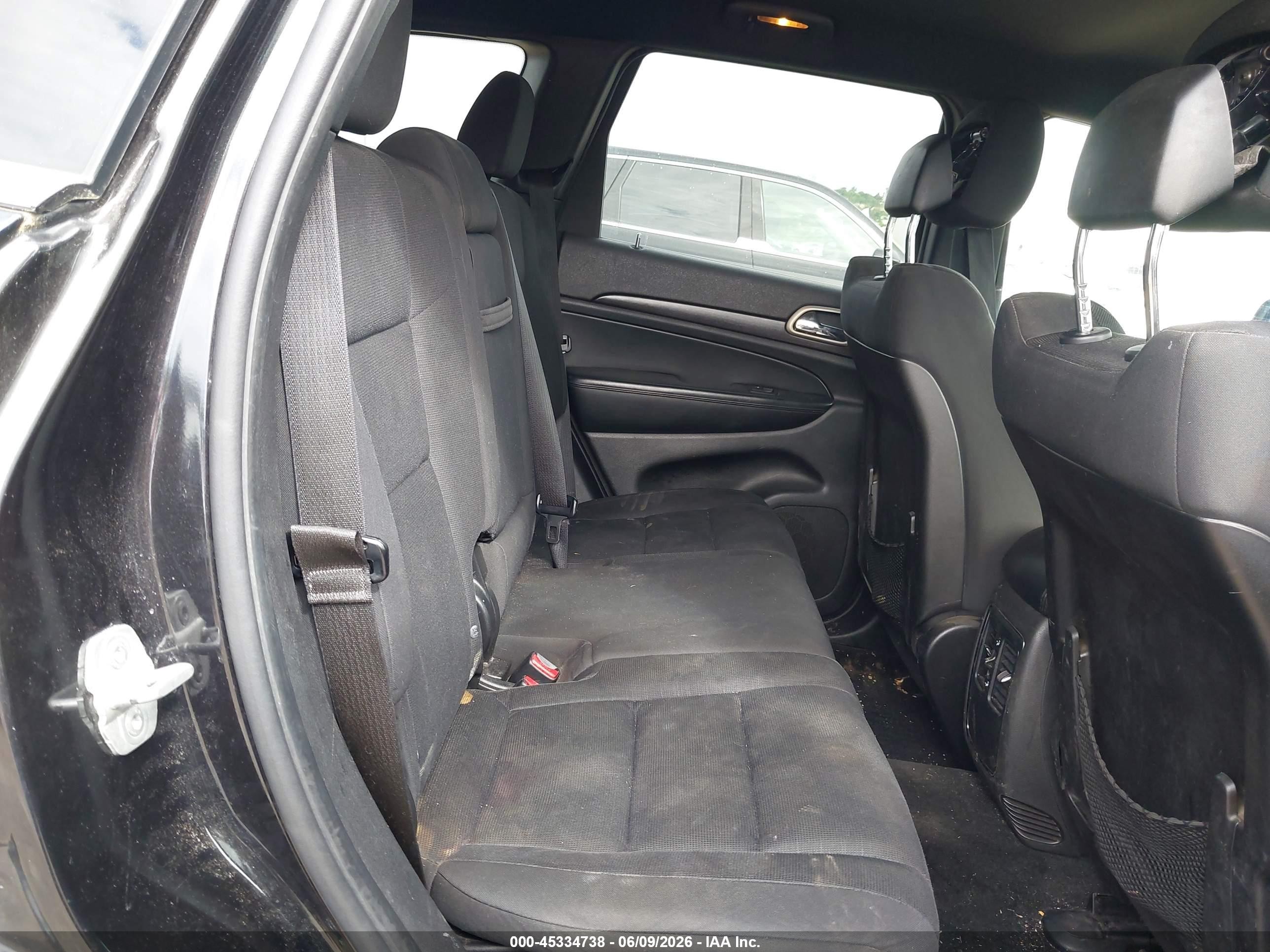2014 Jeep Grand Cherokee Laredo Black vin: 1C4RJFAG6EC249394