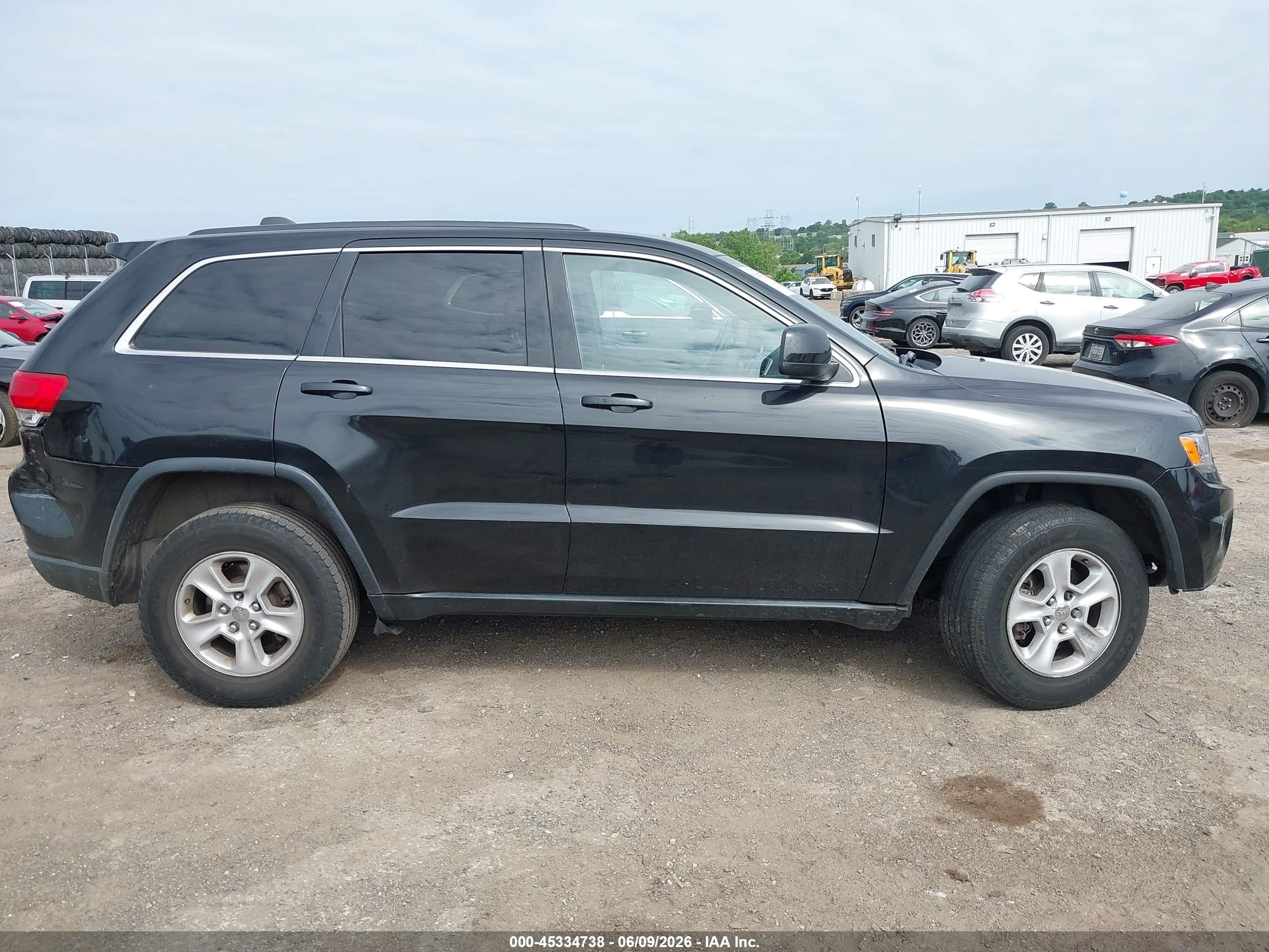 2014 Jeep Grand Cherokee Laredo Black vin: 1C4RJFAG6EC249394