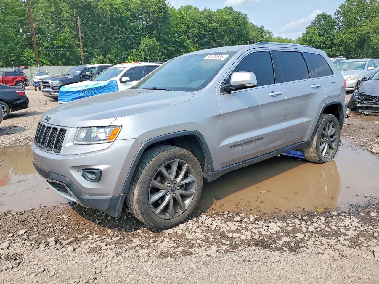 2014 Jeep Grand Cherokee Laredo Серебряный vin: 1C4RJFAG6EC270004