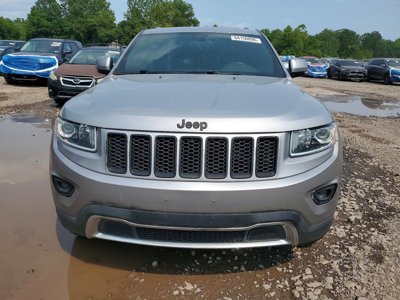 2014 Jeep Grand Cherokee Laredo Silver vin: 1C4RJFAG6EC270004