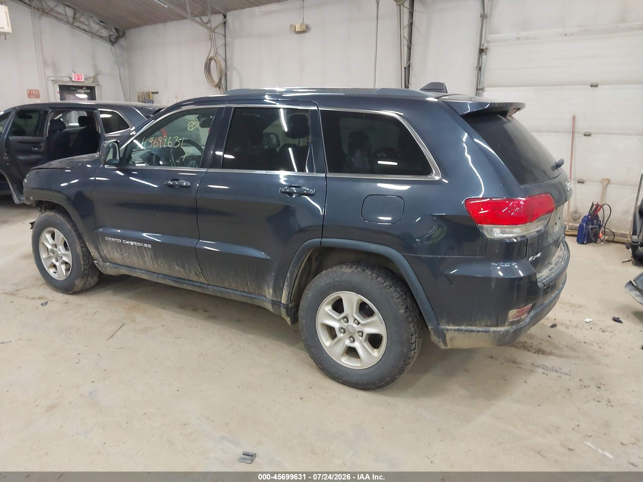 2014 Jeep Grand Cherokee Laredo Black vin: 1C4RJFAG6EC270570