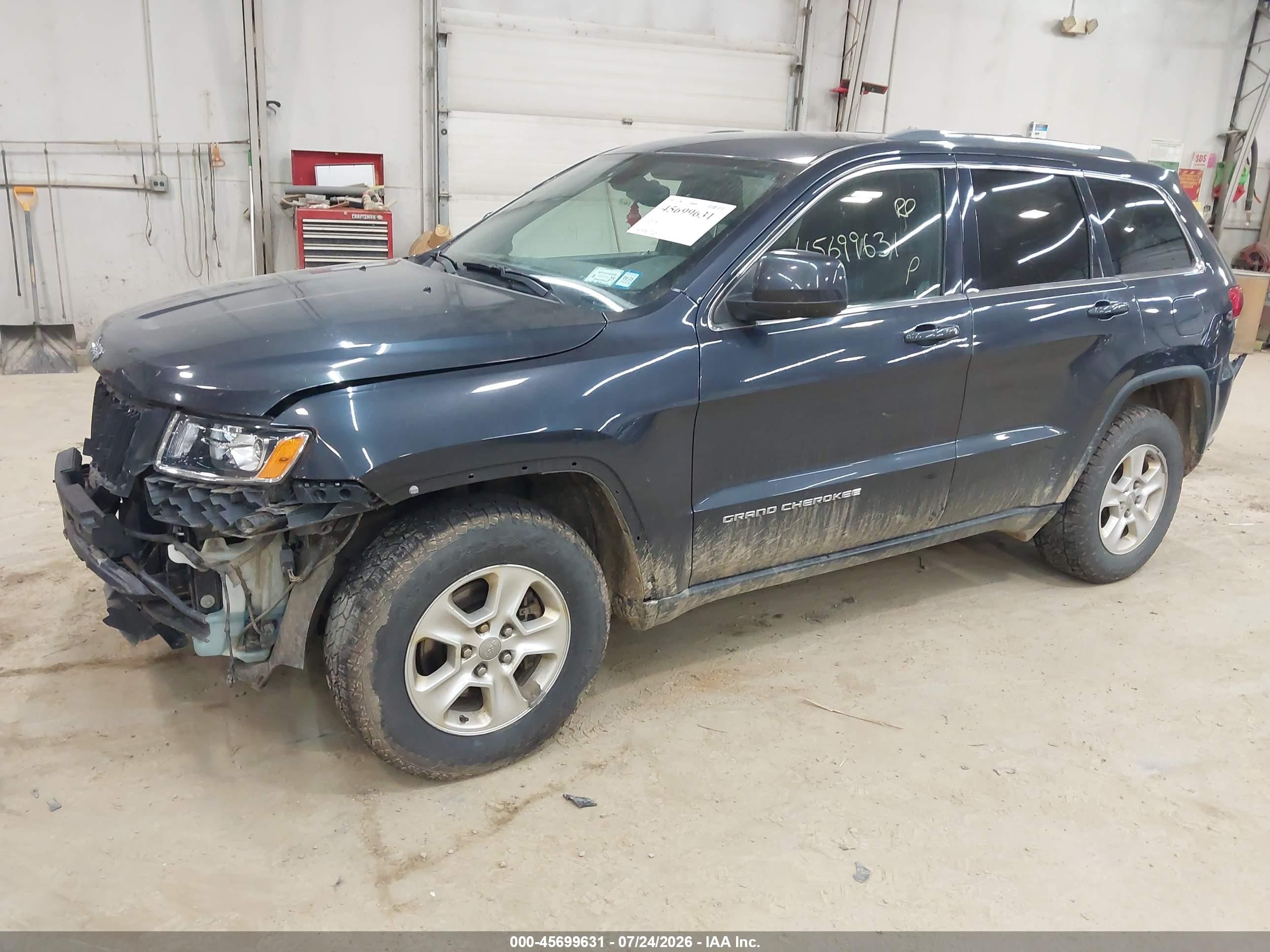 2014 Jeep Grand Cherokee Laredo Black vin: 1C4RJFAG6EC270570