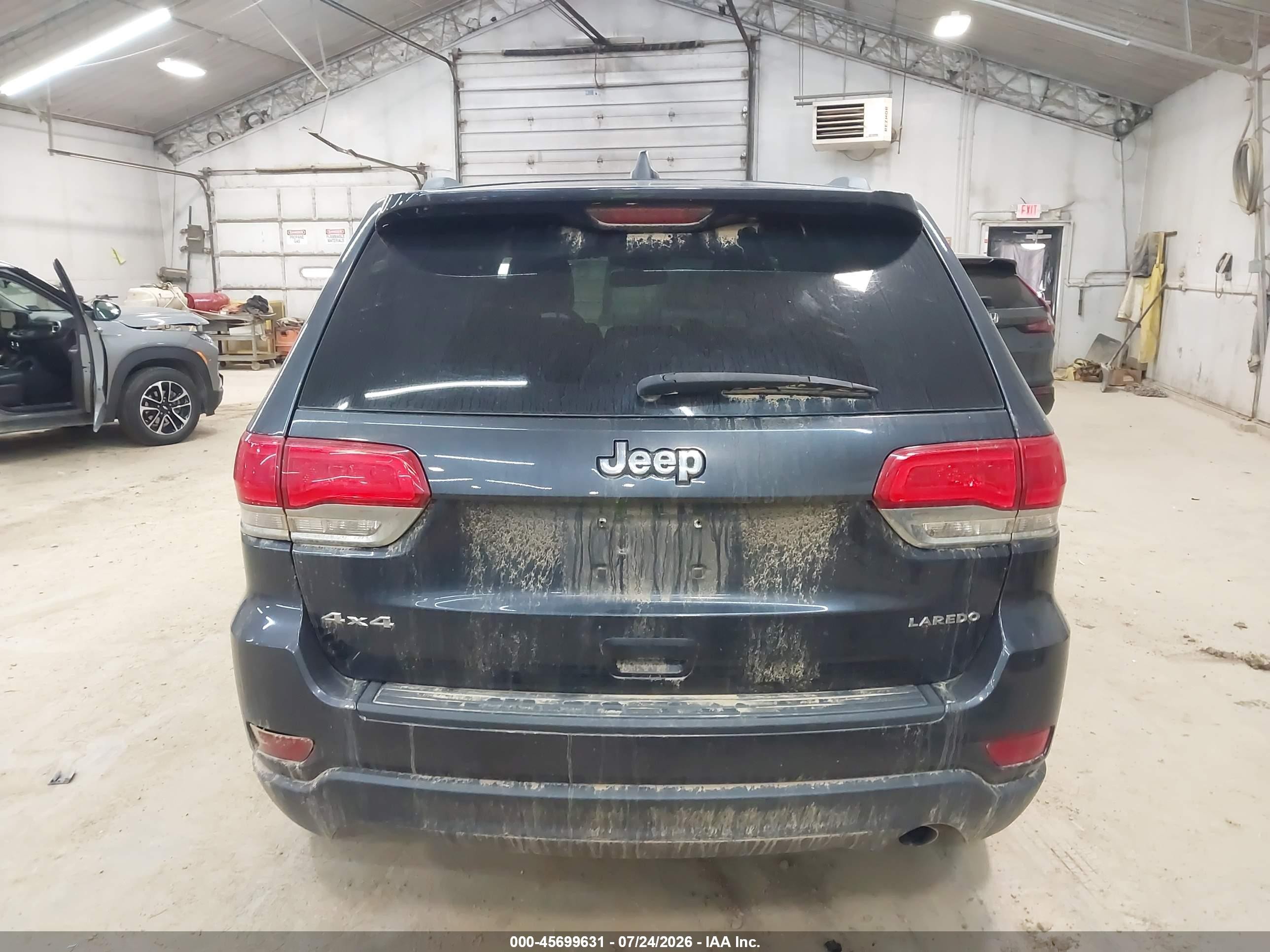 2014 Jeep Grand Cherokee Laredo Black vin: 1C4RJFAG6EC270570