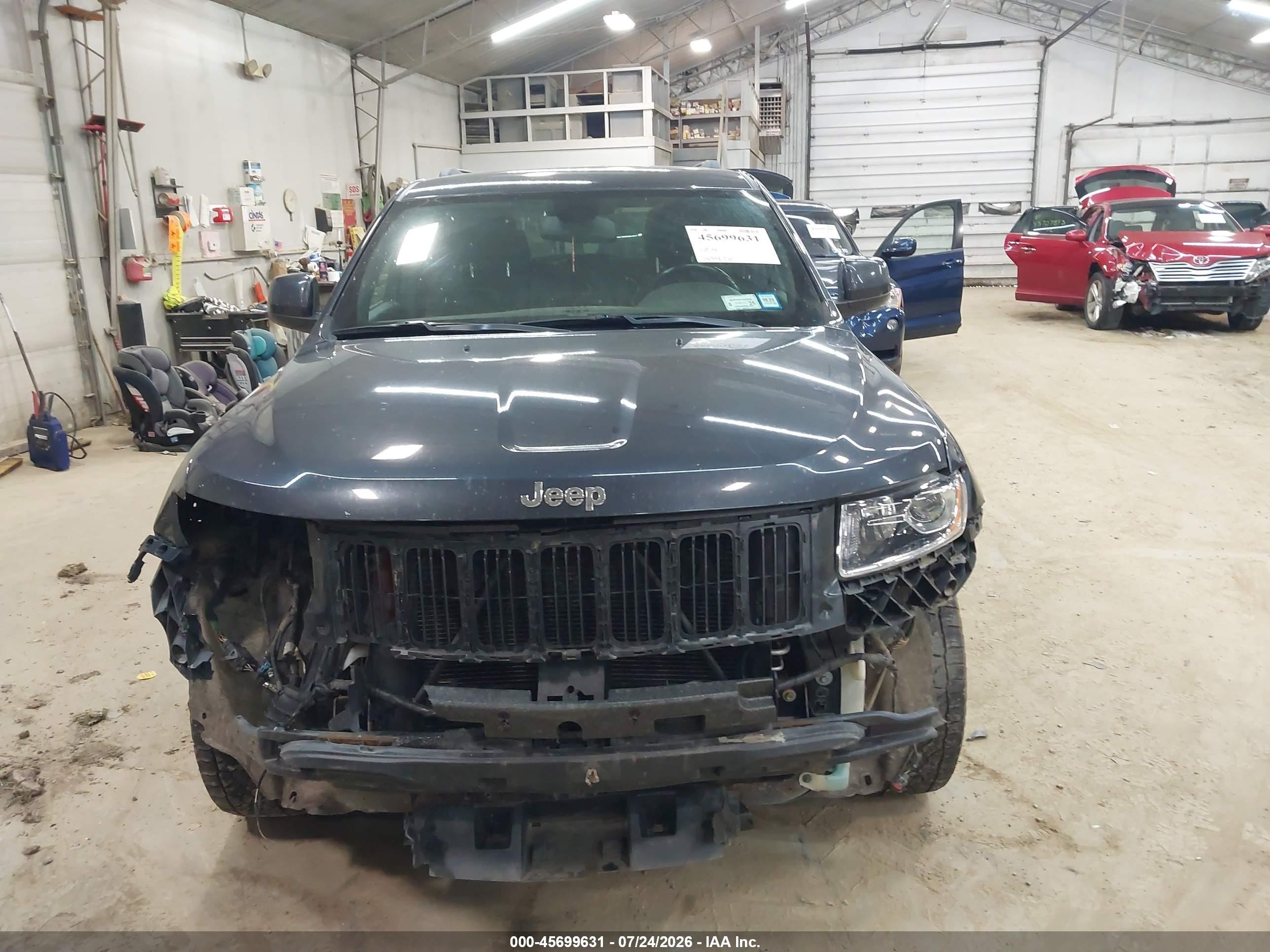 2014 Jeep Grand Cherokee Laredo Black vin: 1C4RJFAG6EC270570