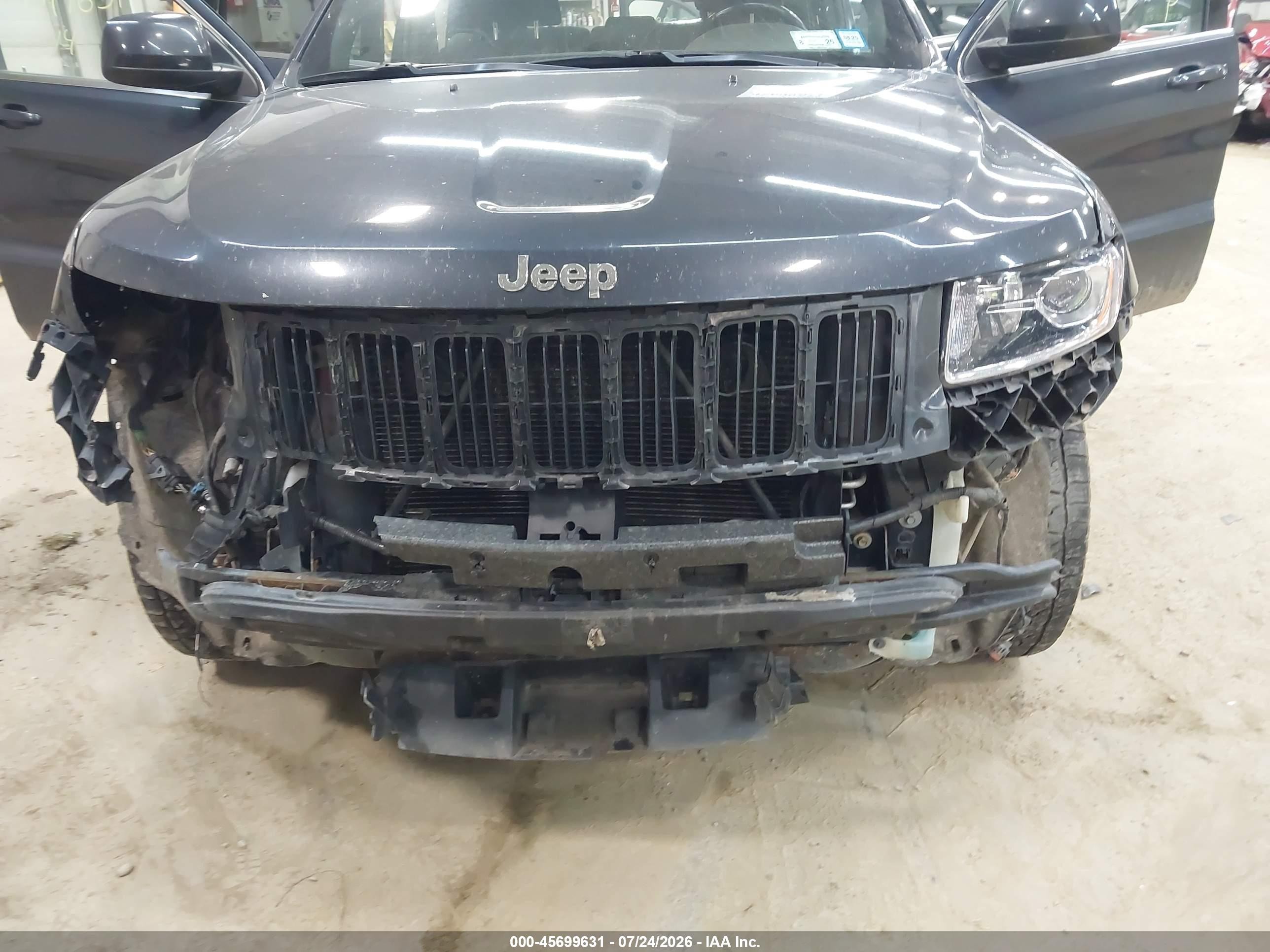 2014 Jeep Grand Cherokee Laredo Black vin: 1C4RJFAG6EC270570