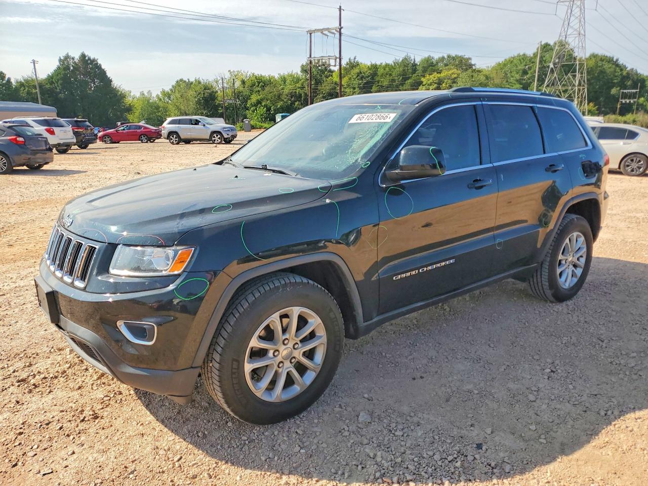2014 Jeep Grand Cherokee Laredo Green vin: 1C4RJFAG6EC279964