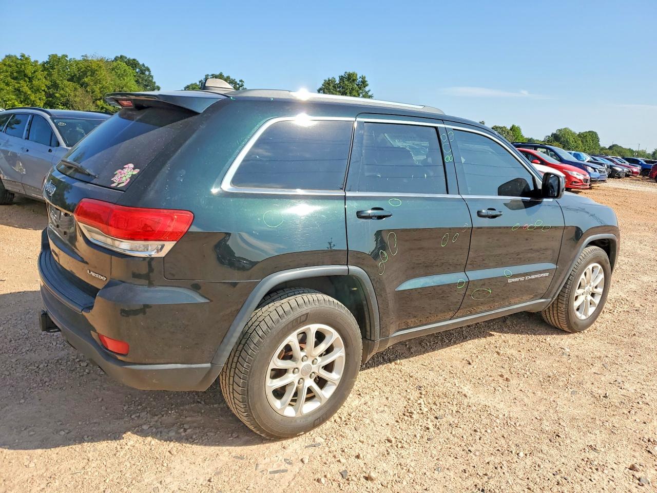 2014 Jeep Grand Cherokee Laredo Green vin: 1C4RJFAG6EC279964