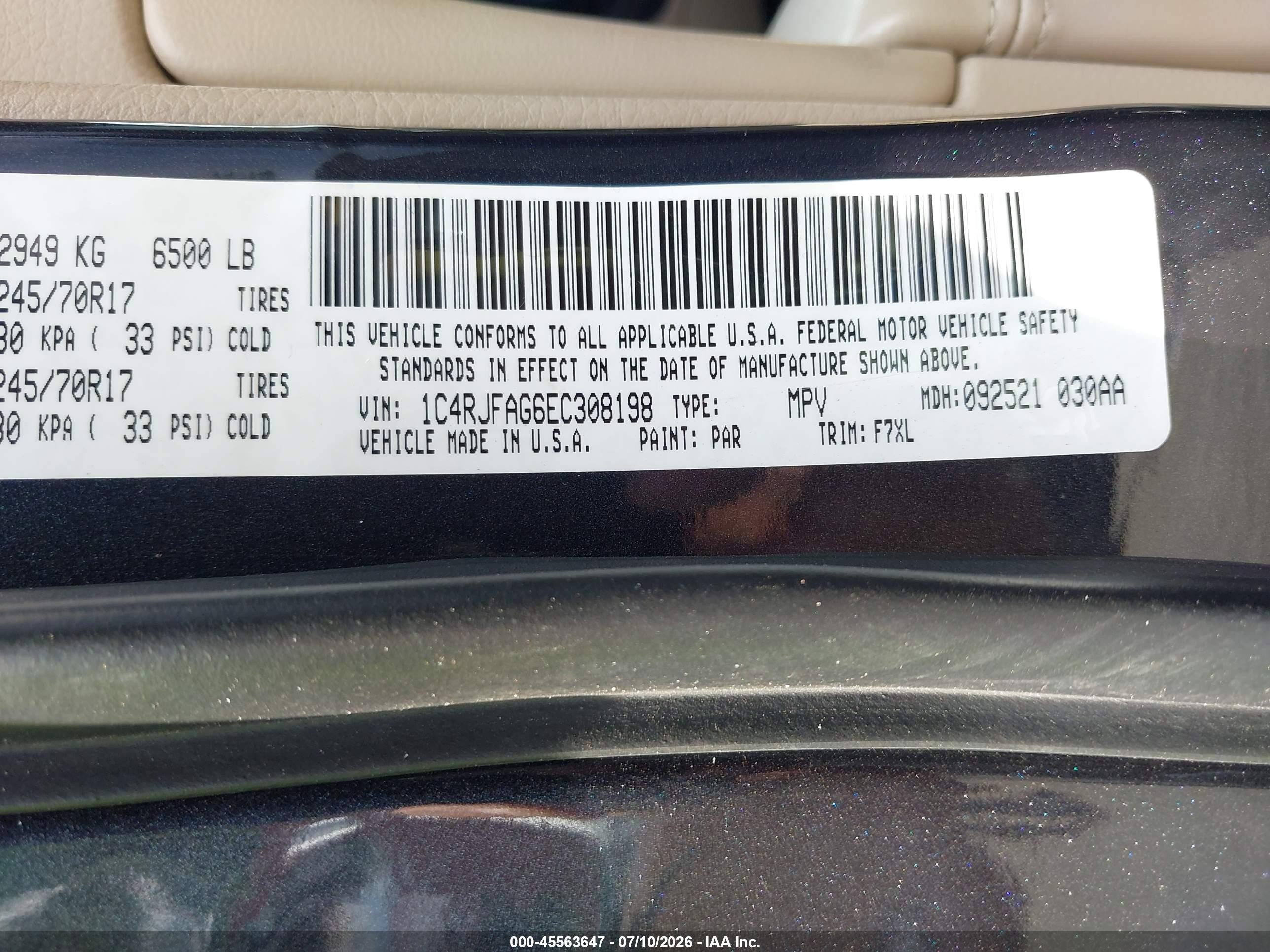 2014 Jeep Grand Cherokee Laredo Silver vin: 1C4RJFAG6EC308198