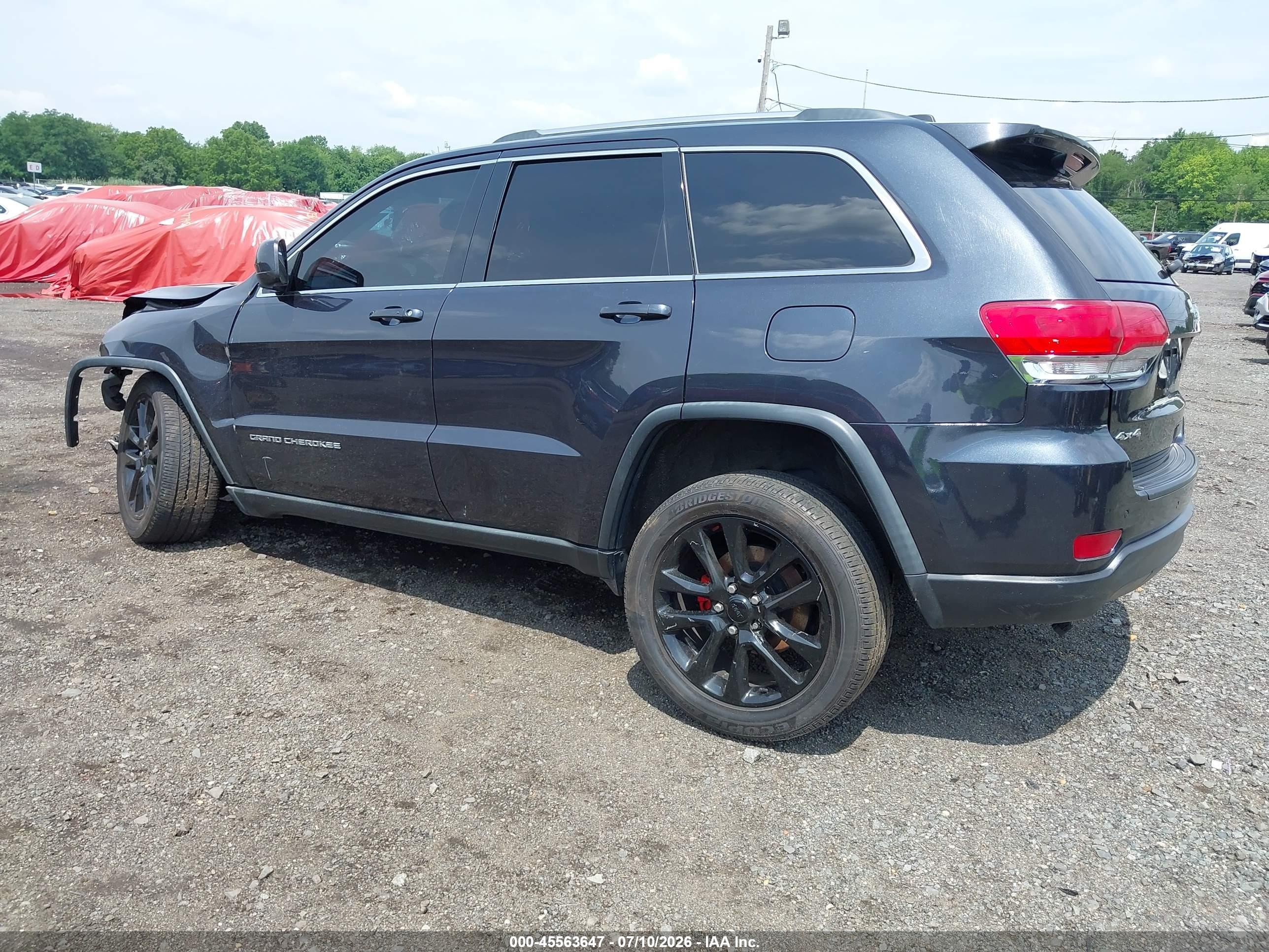 2014 Jeep Grand Cherokee Laredo Silver vin: 1C4RJFAG6EC308198