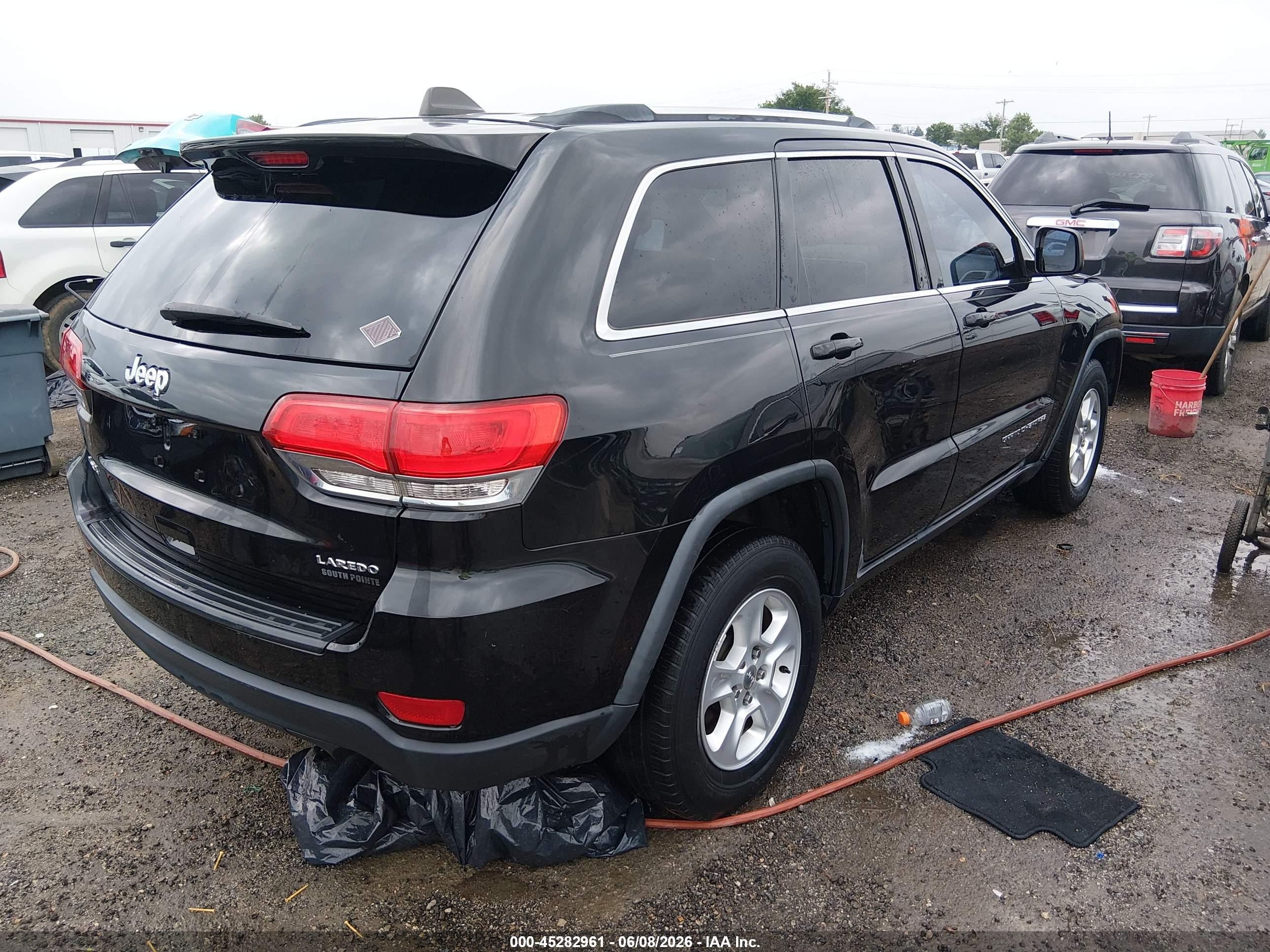 2014 Jeep Grand Cherokee Laredo Black vin: 1C4RJFAG6EC384049