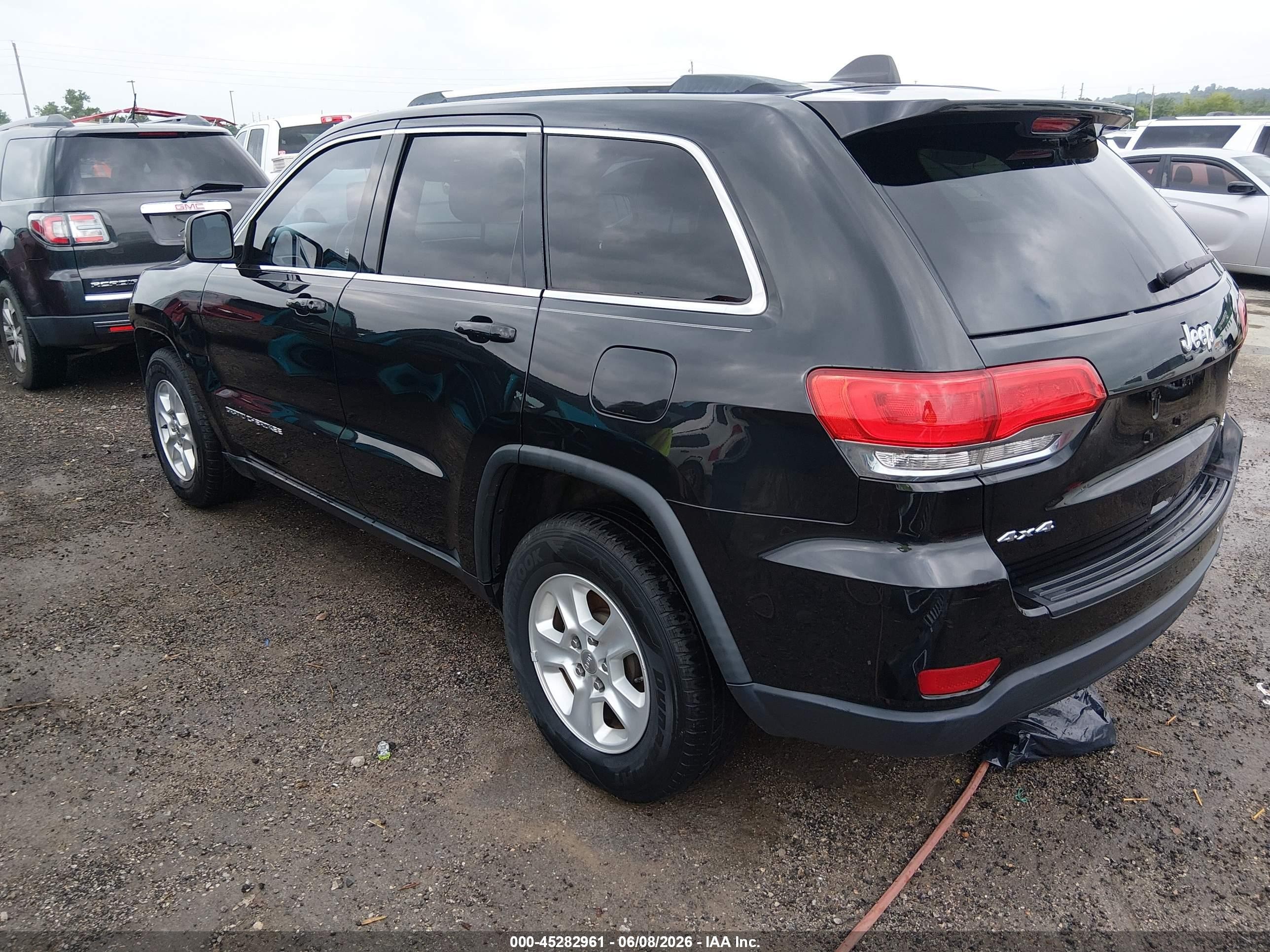 2014 Jeep Grand Cherokee Laredo Black vin: 1C4RJFAG6EC384049