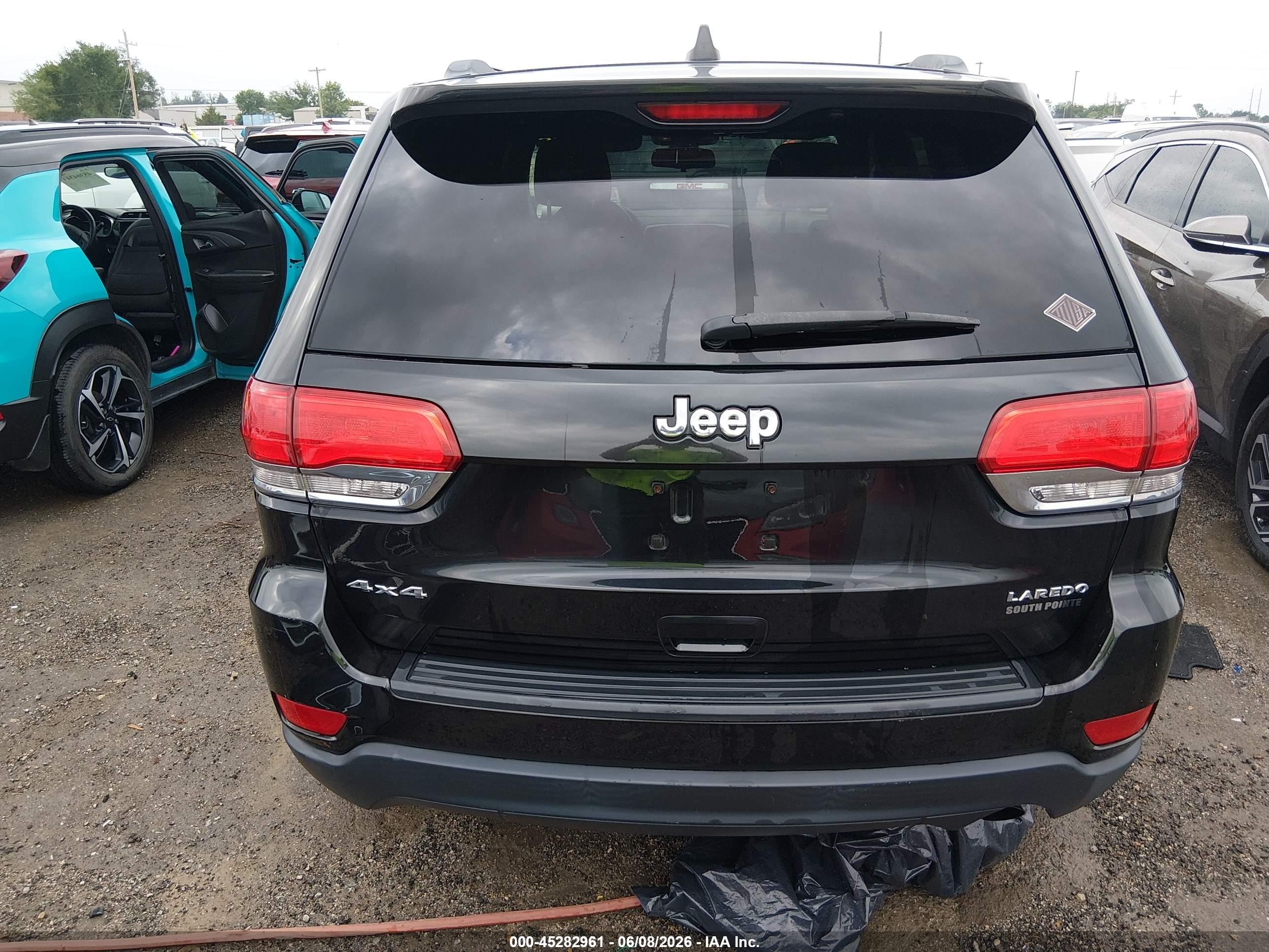 2014 Jeep Grand Cherokee Laredo Black vin: 1C4RJFAG6EC384049