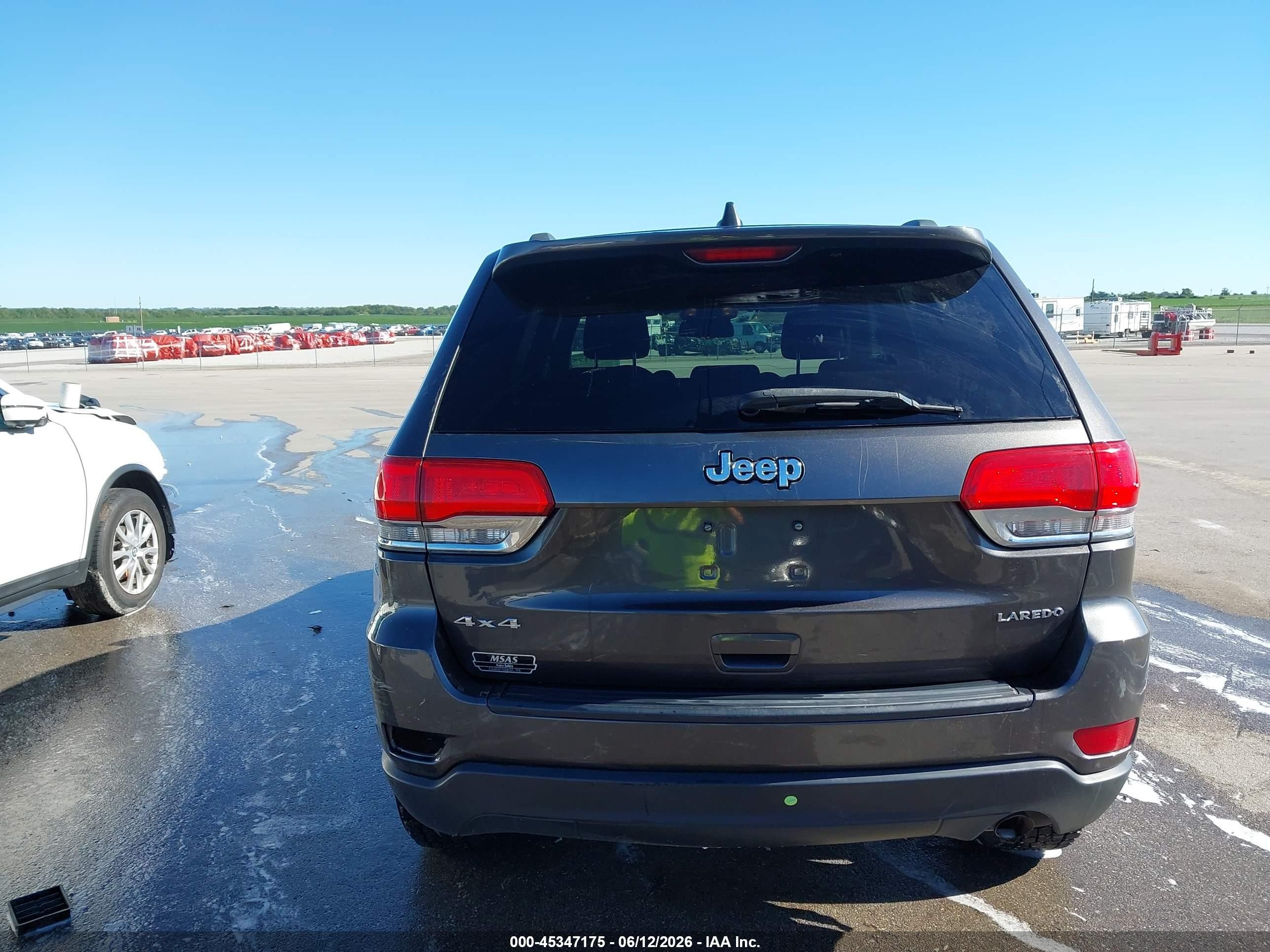 2014 Jeep Grand Cherokee Laredo Gray vin: 1C4RJFAG6EC430639