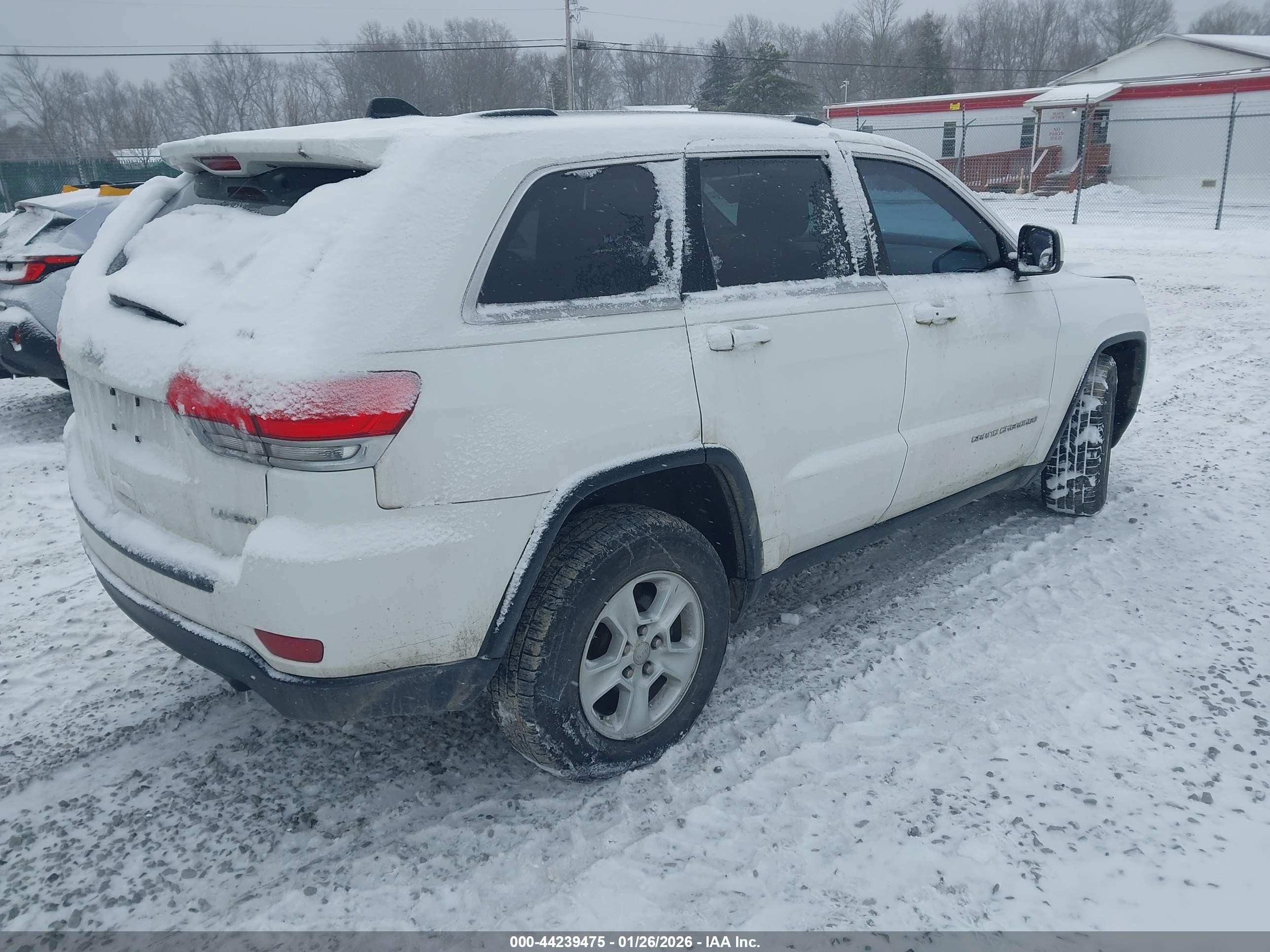 2014 Jeep Grand Cherokee Laredo White vin: 1C4RJFAG6EC469845