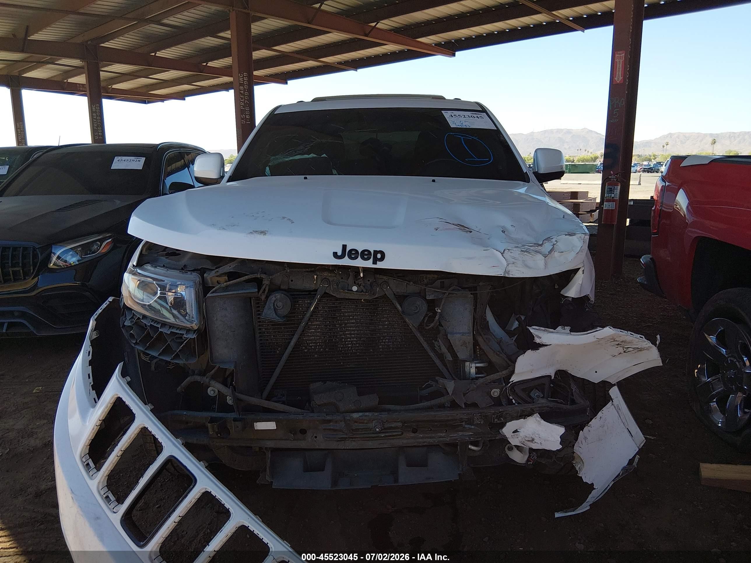 2014 Jeep Grand Cherokee Altitude White vin: 1C4RJFAG6EC487732