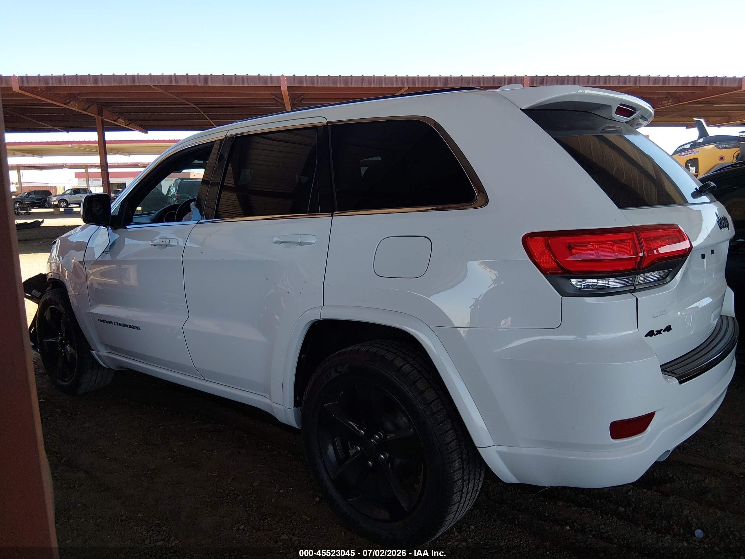 2014 Jeep Grand Cherokee Altitude White vin: 1C4RJFAG6EC487732