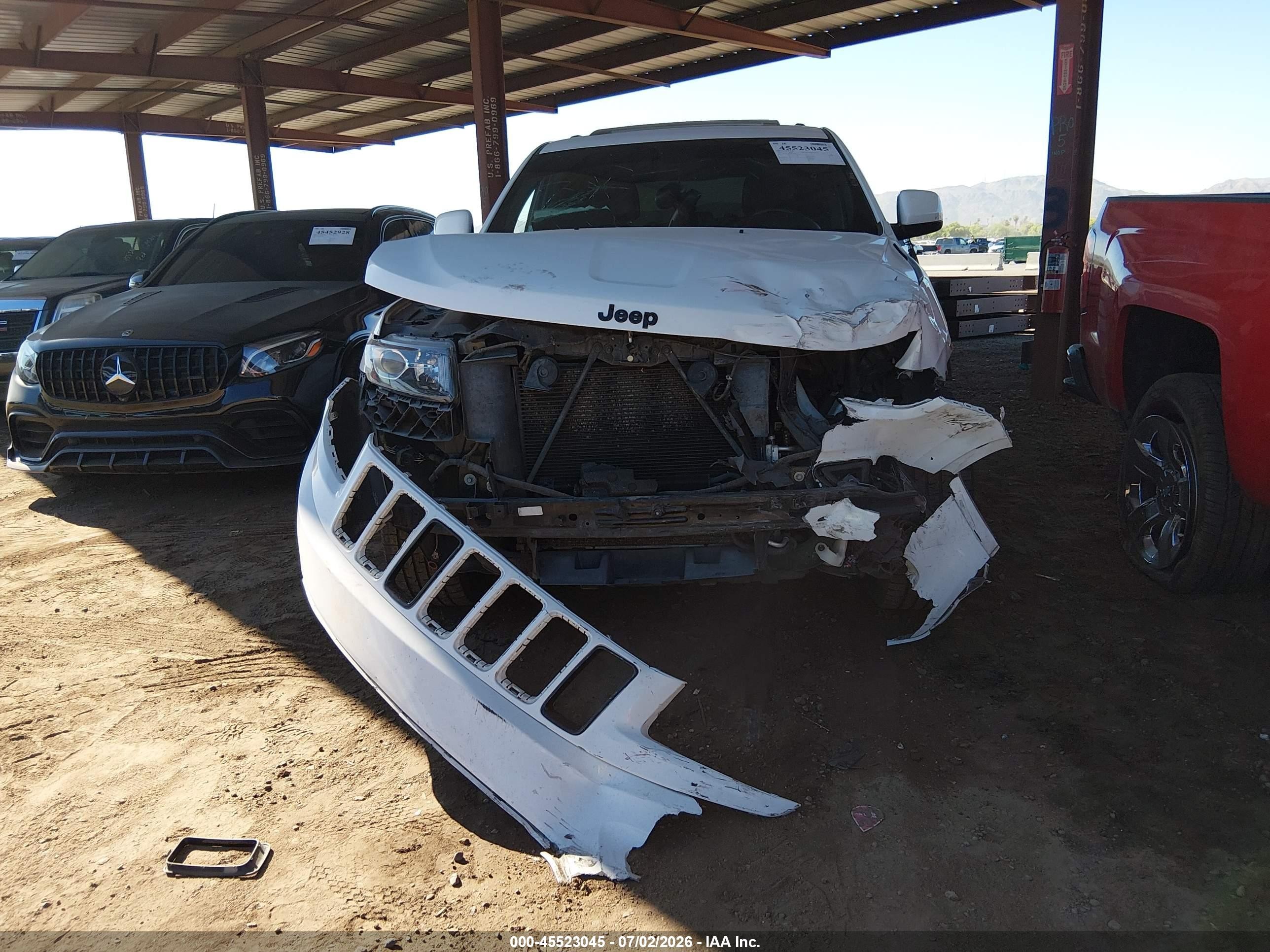 2014 Jeep Grand Cherokee Altitude White vin: 1C4RJFAG6EC487732
