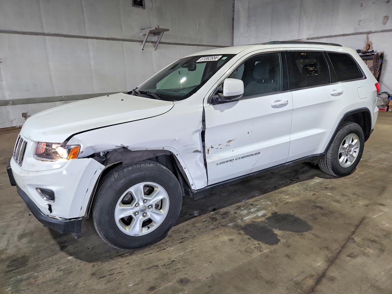 2014 Jeep Grand Cherokee Laredo White vin: 1C4RJFAG6EC516663