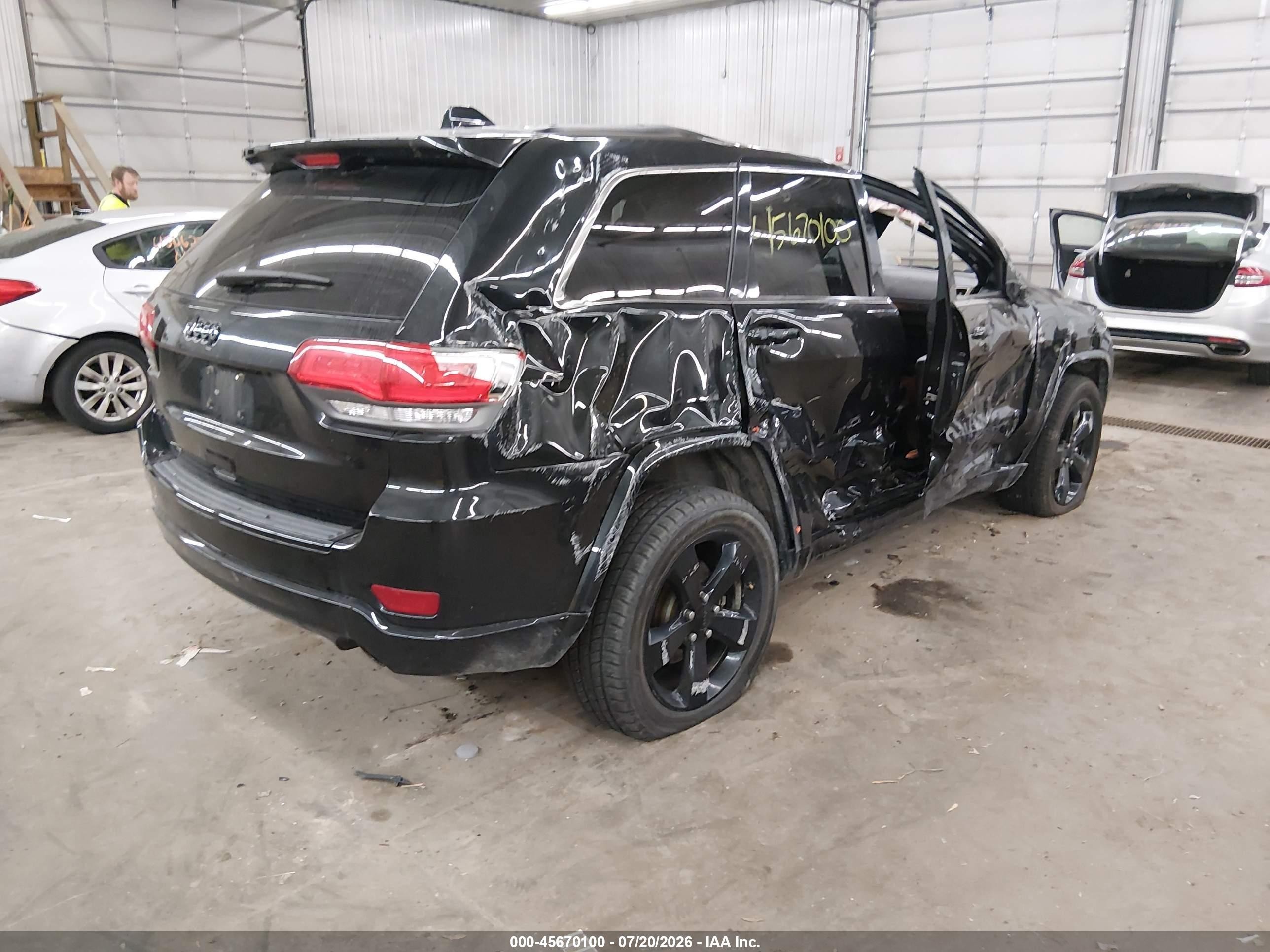 2014 Jeep Grand Cherokee Altitude Black vin: 1C4RJFAG6EC546908