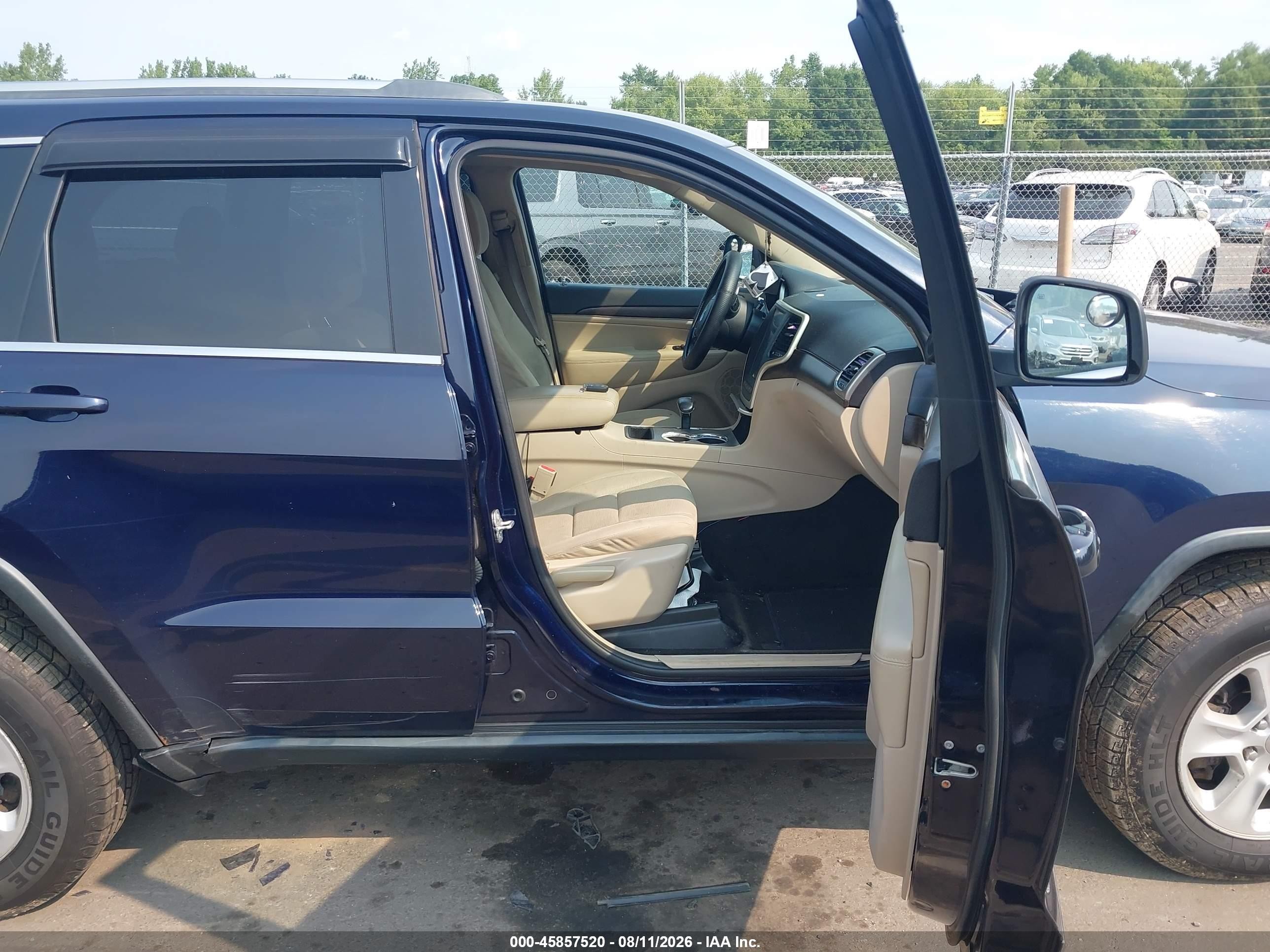 2014 Jeep Grand Cherokee Laredo Blue vin: 1C4RJFAG6EC556905