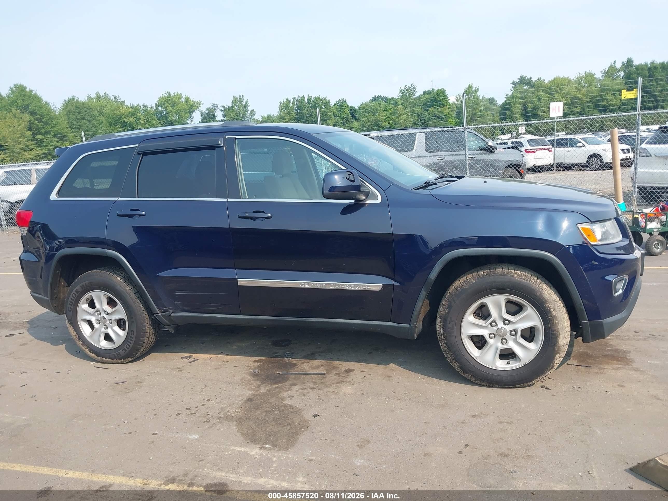 2014 Jeep Grand Cherokee Laredo Blue vin: 1C4RJFAG6EC556905