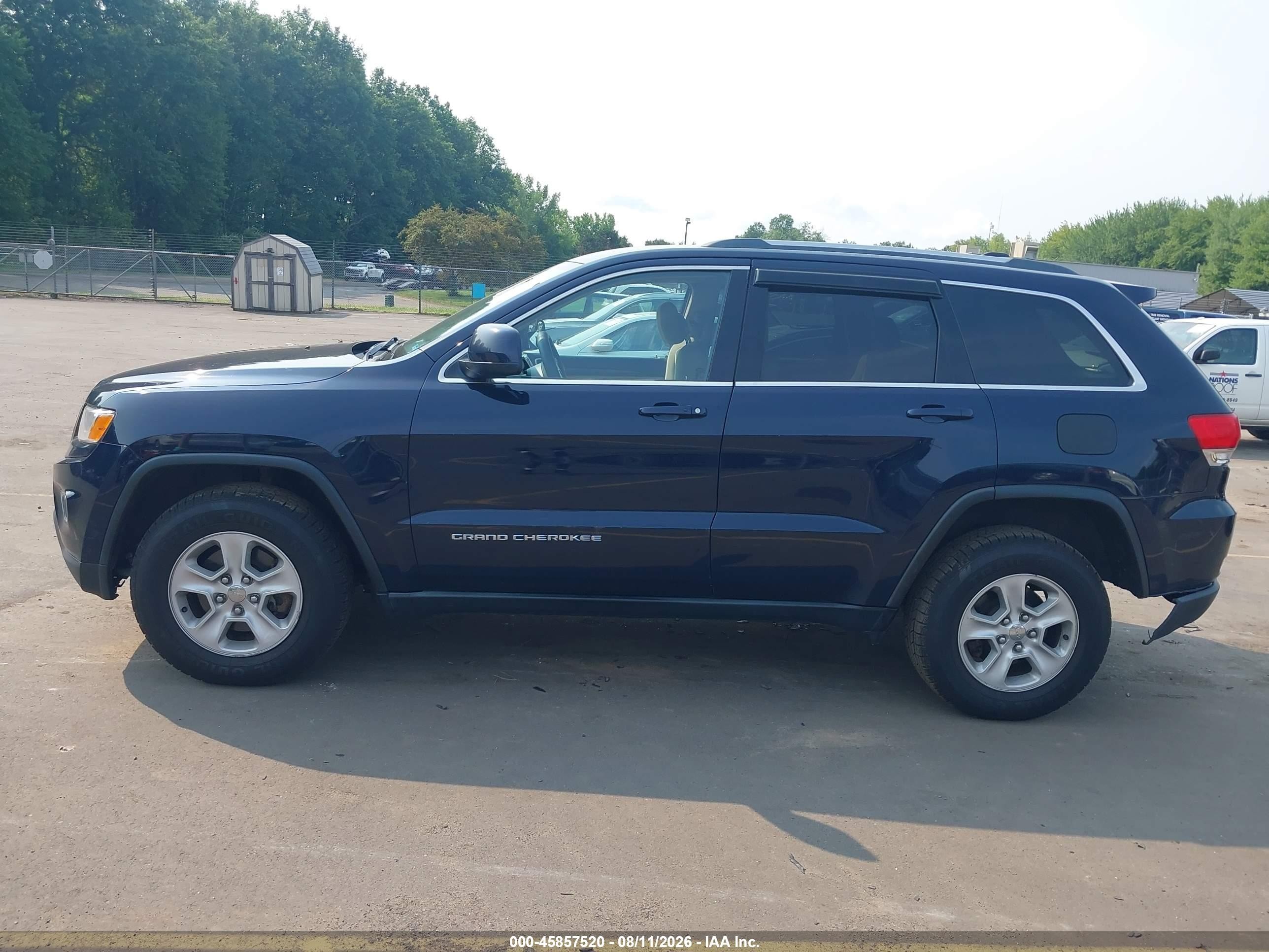 2014 Jeep Grand Cherokee Laredo Blue vin: 1C4RJFAG6EC556905