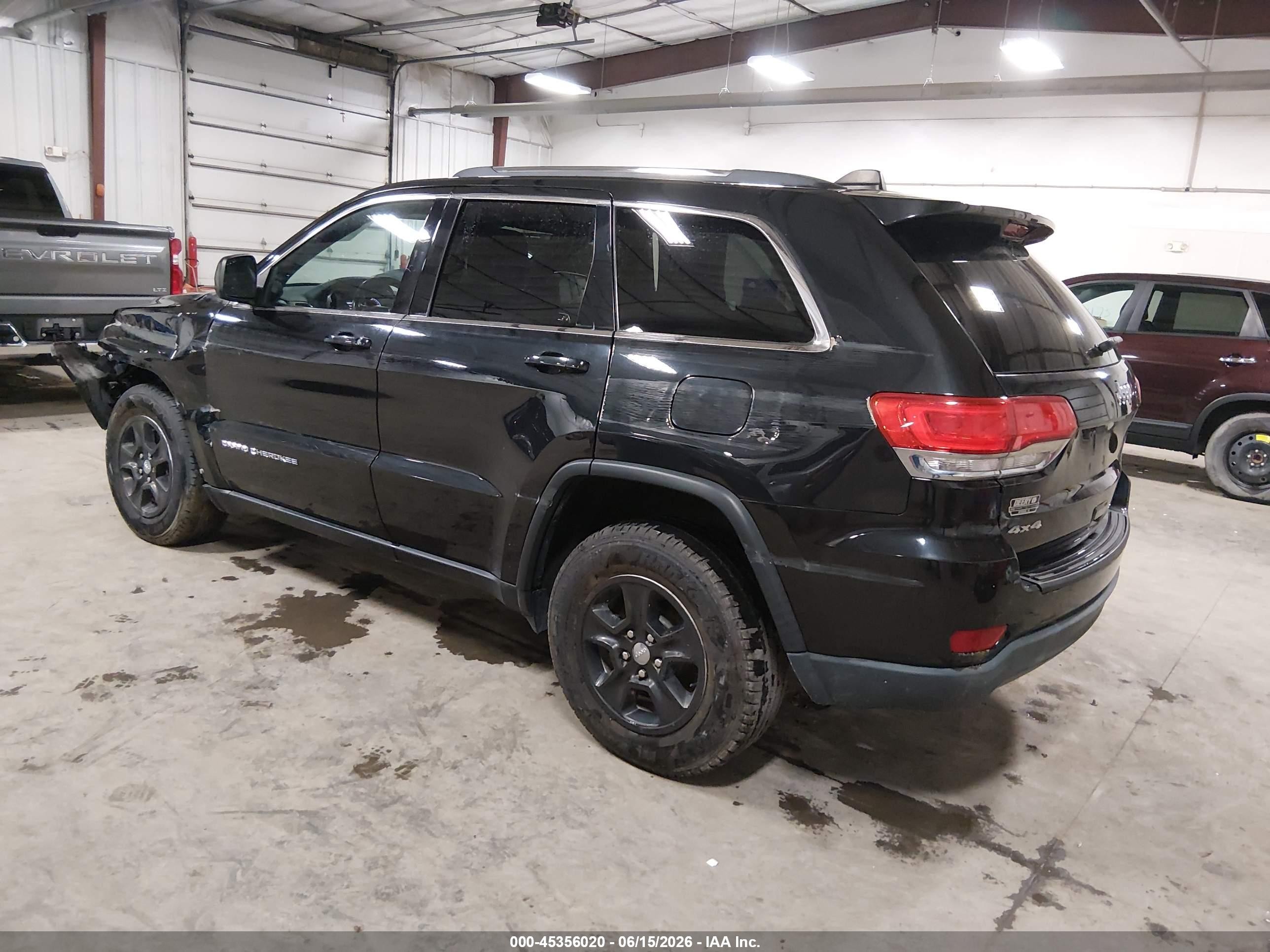2015 Jeep Grand Cherokee Laredo Black vin: 1C4RJFAG6FC140399