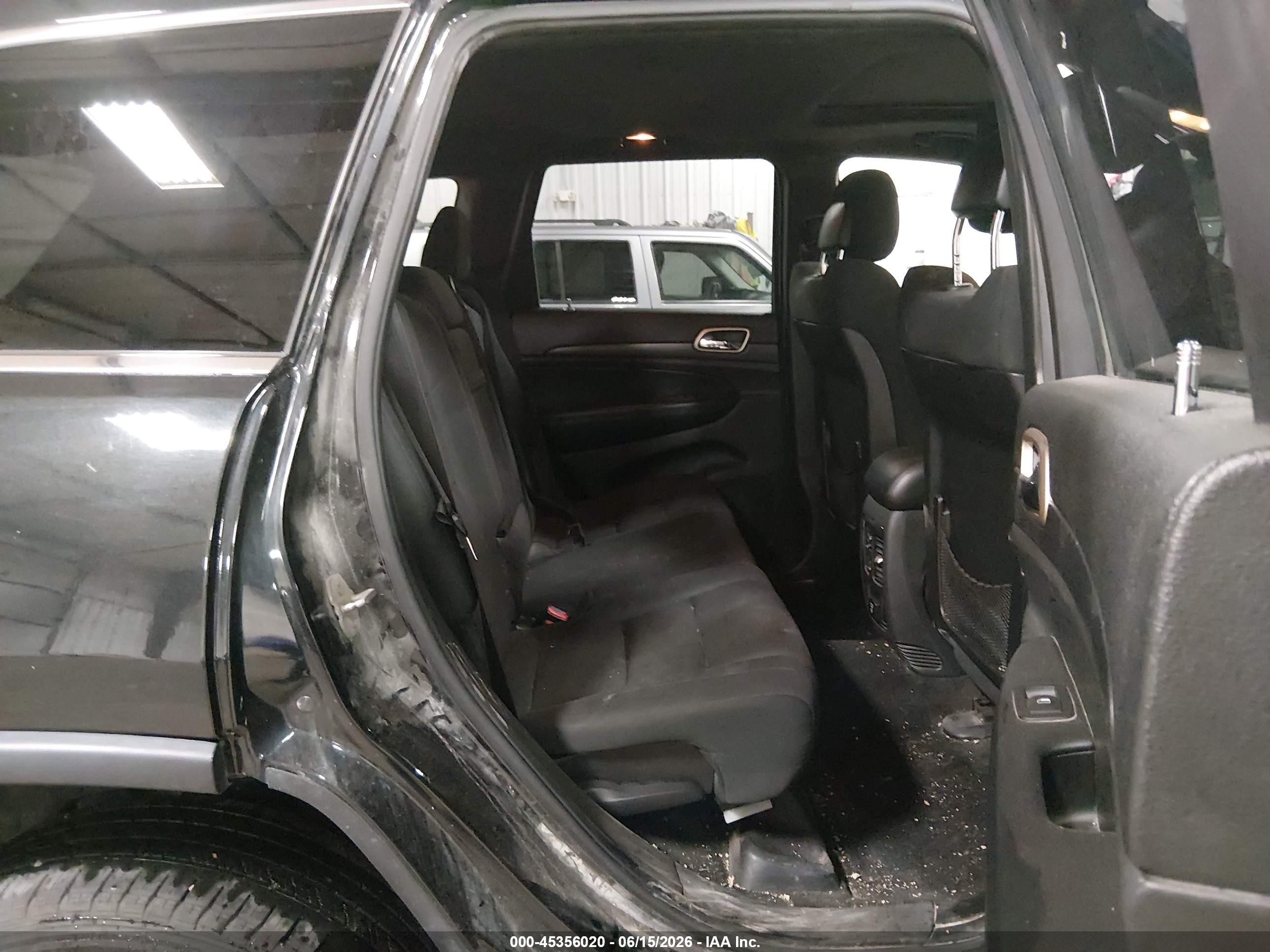 2015 Jeep Grand Cherokee Laredo Black vin: 1C4RJFAG6FC140399