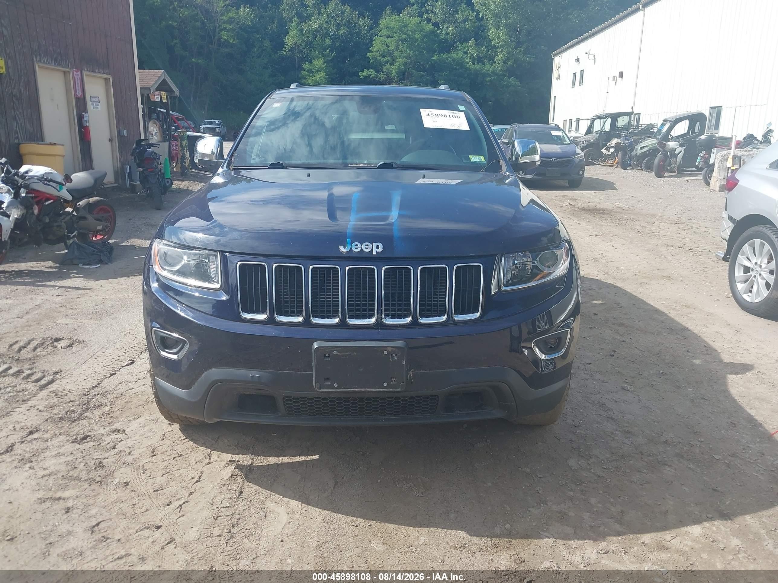 2015 Jeep Grand Cherokee Laredo Синий vin: 1C4RJFAG6FC157848