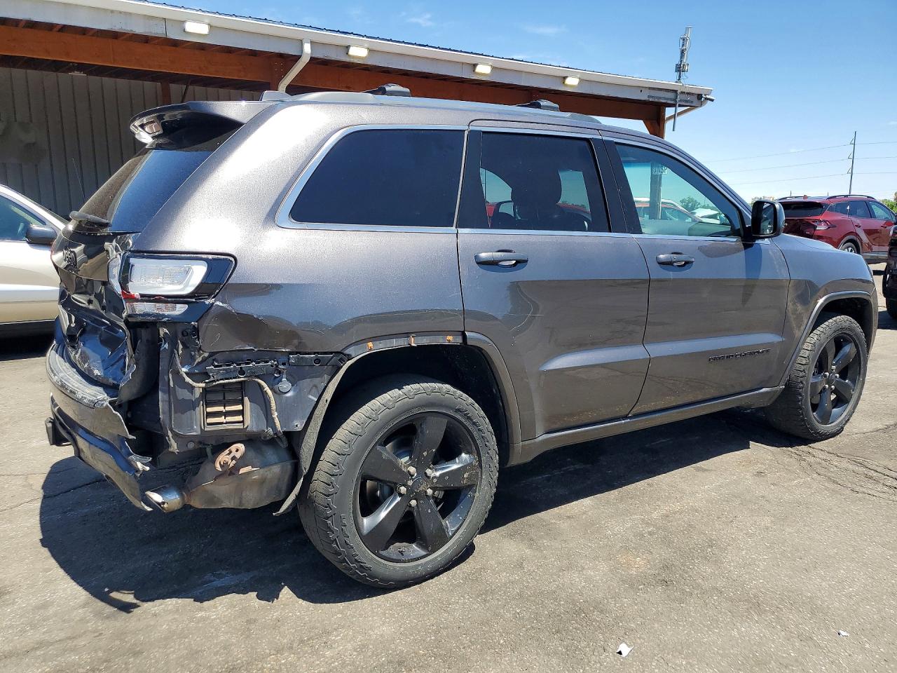 2015 Jeep Grand Cherokee Laredo Gray vin: 1C4RJFAG6FC158210