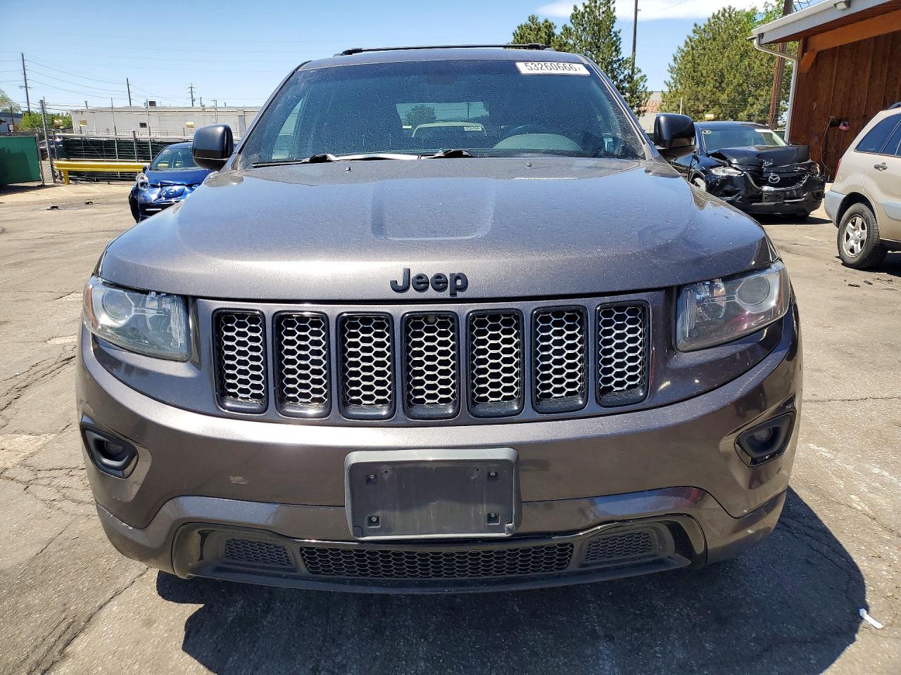 2015 Jeep Grand Cherokee Laredo Gray vin: 1C4RJFAG6FC158210