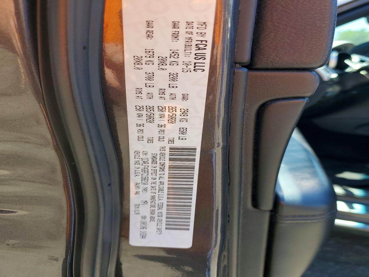 2015 Jeep Grand Cherokee Laredo Gray vin: 1C4RJFAG6FC158210