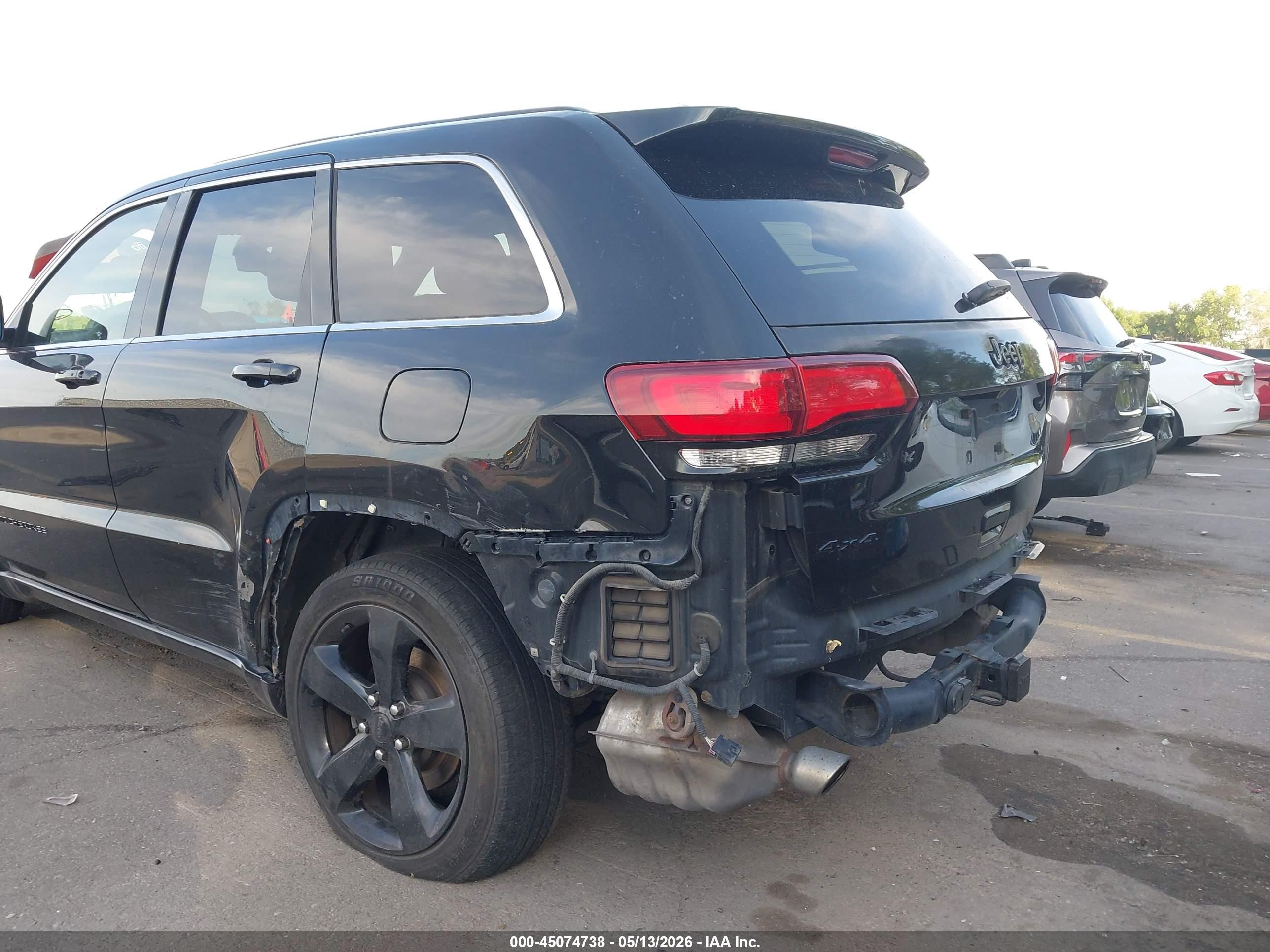 2015 Jeep Grand Cherokee Altitude Black vin: 1C4RJFAG6FC189859