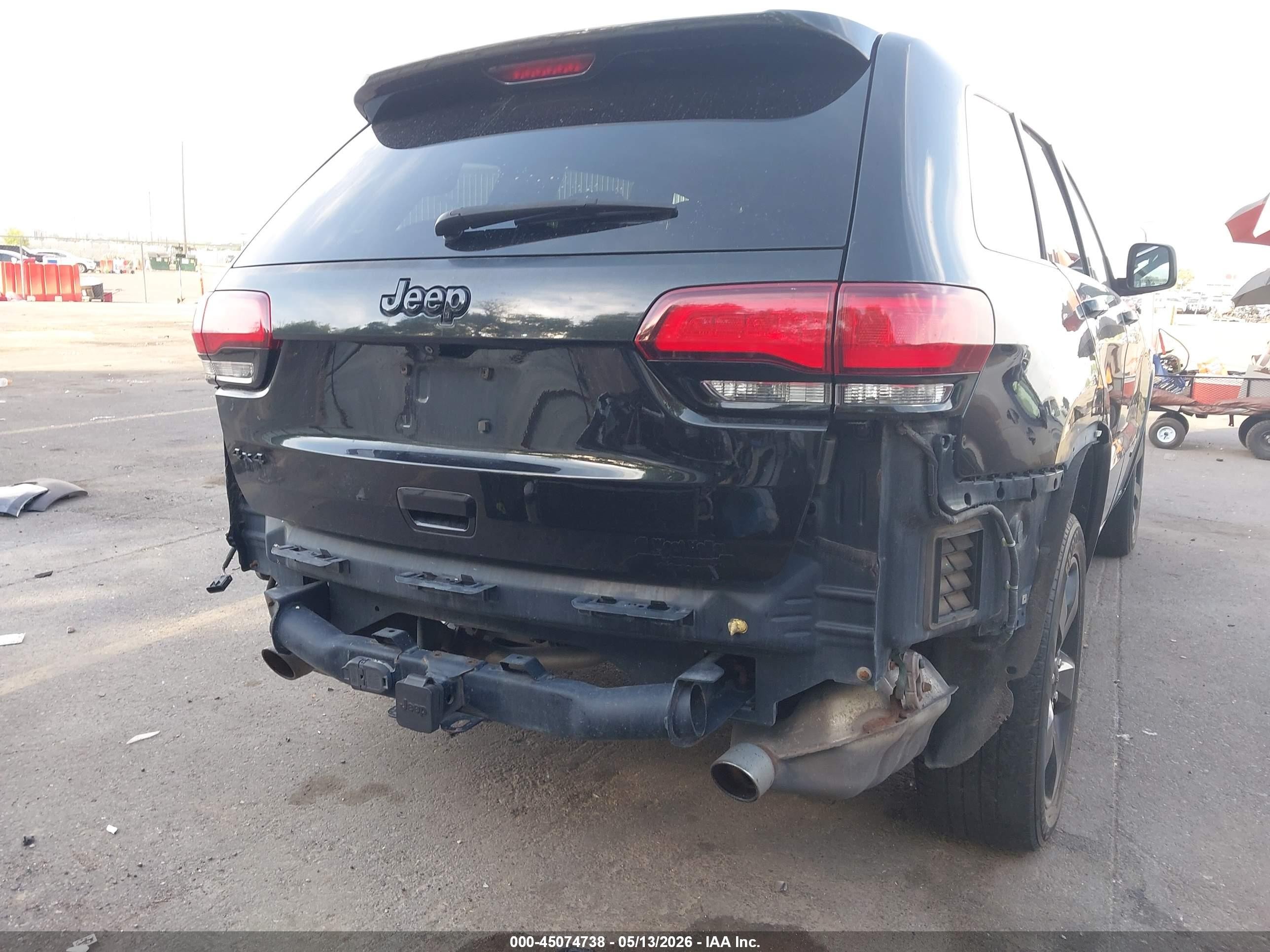 2015 Jeep Grand Cherokee Altitude Black vin: 1C4RJFAG6FC189859