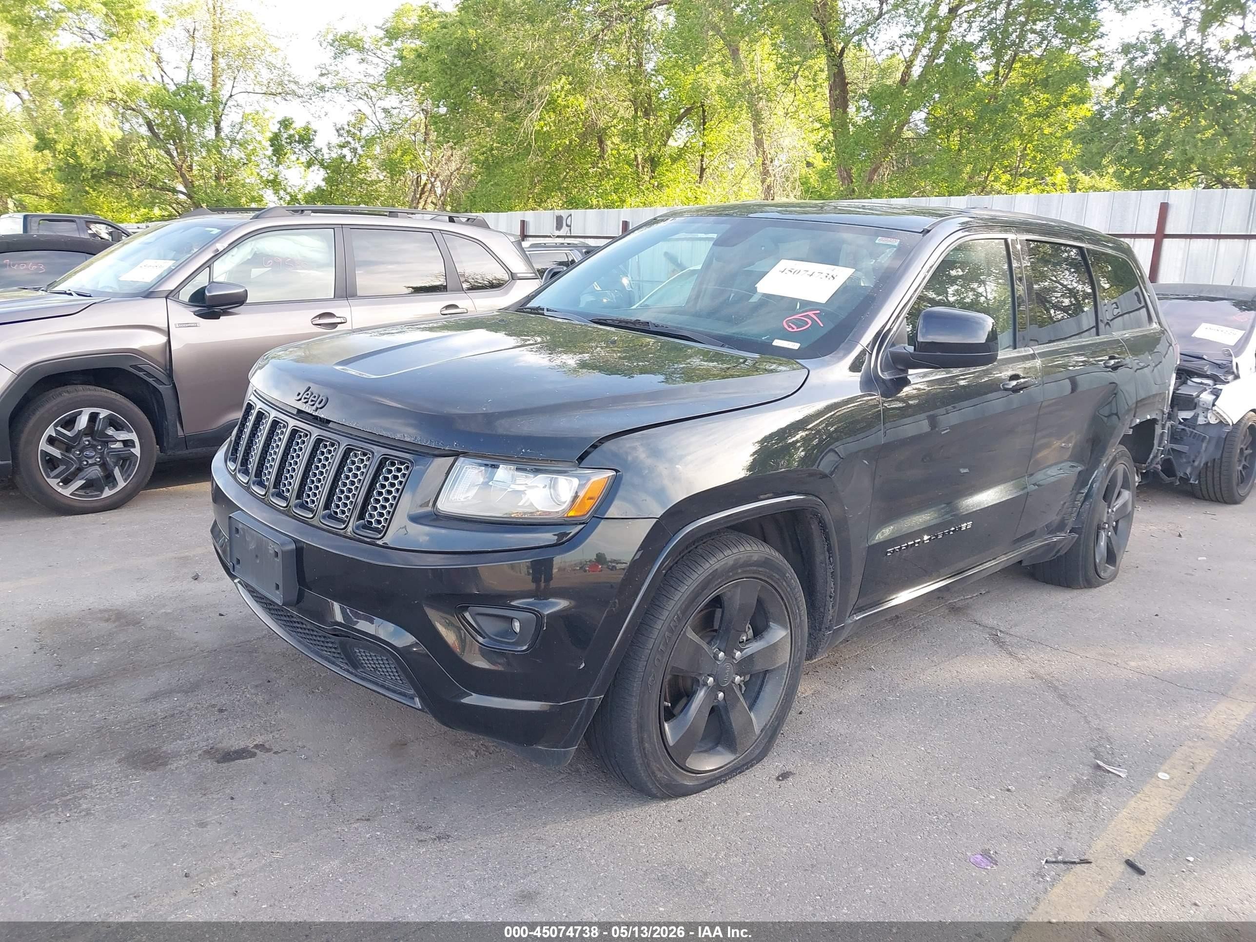 2015 Jeep Grand Cherokee Altitude Black vin: 1C4RJFAG6FC189859