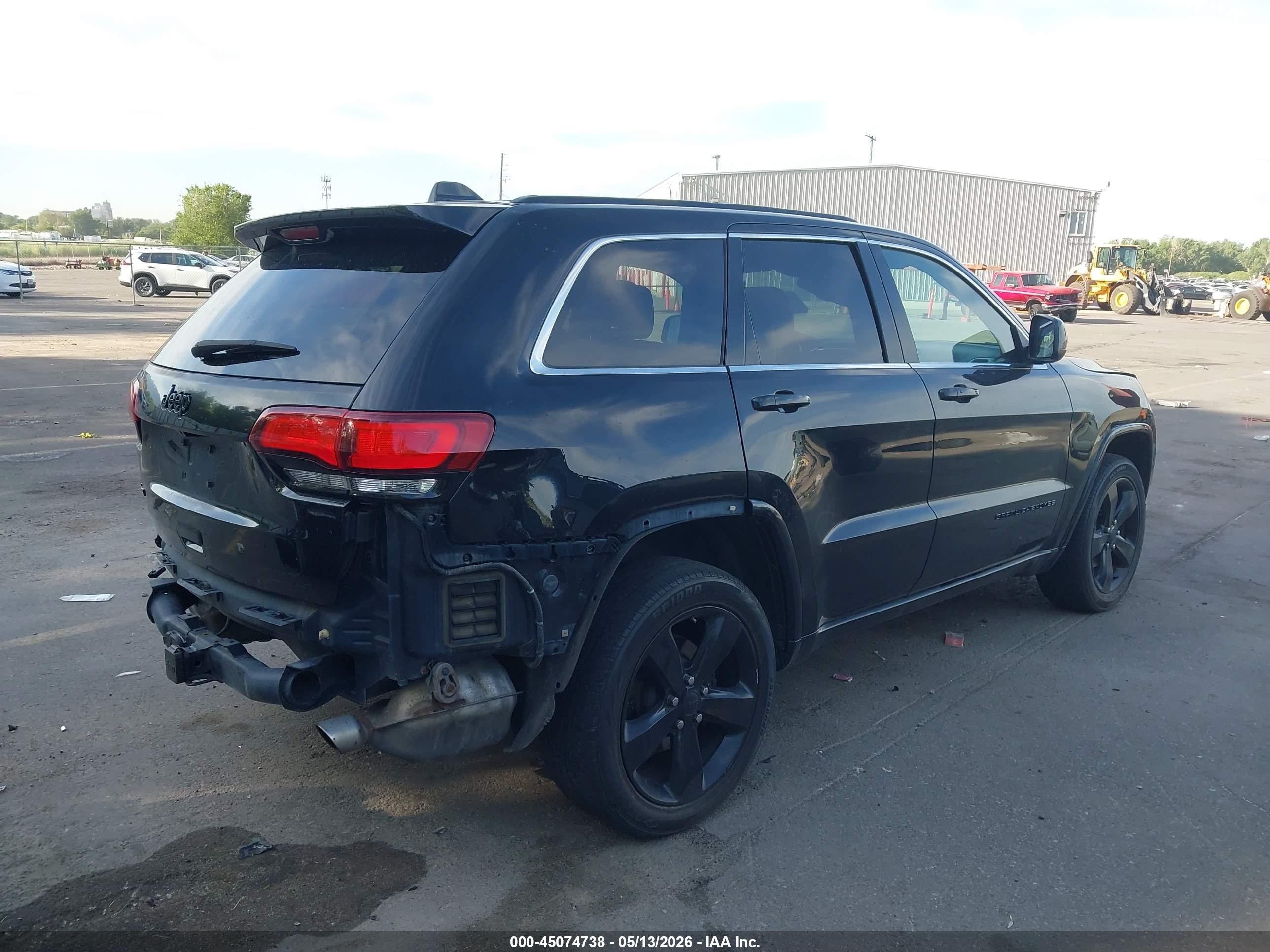 2015 Jeep Grand Cherokee Altitude Black vin: 1C4RJFAG6FC189859