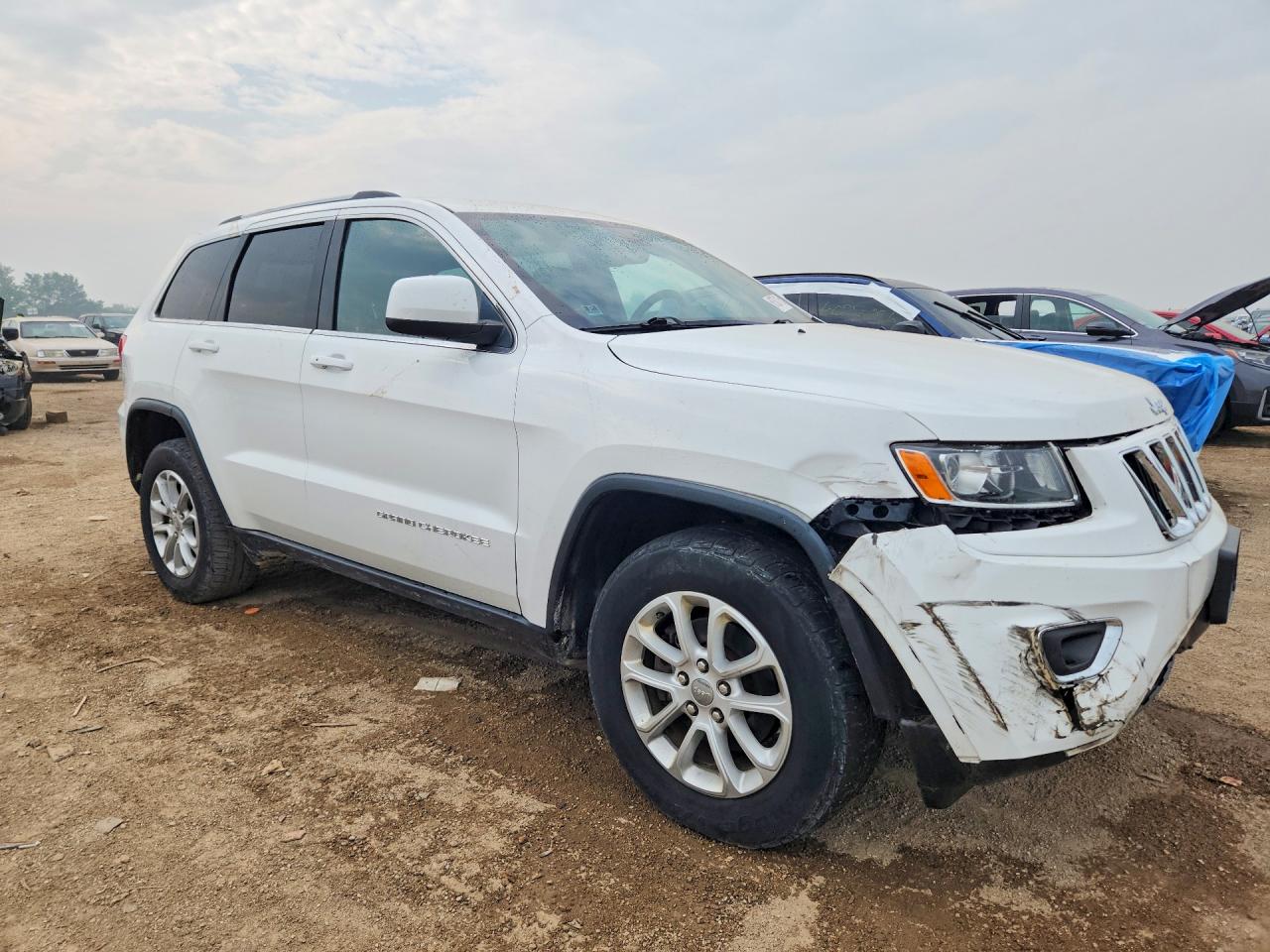 2015 Jeep Grand Cherokee Laredo White vin: 1C4RJFAG6FC209995