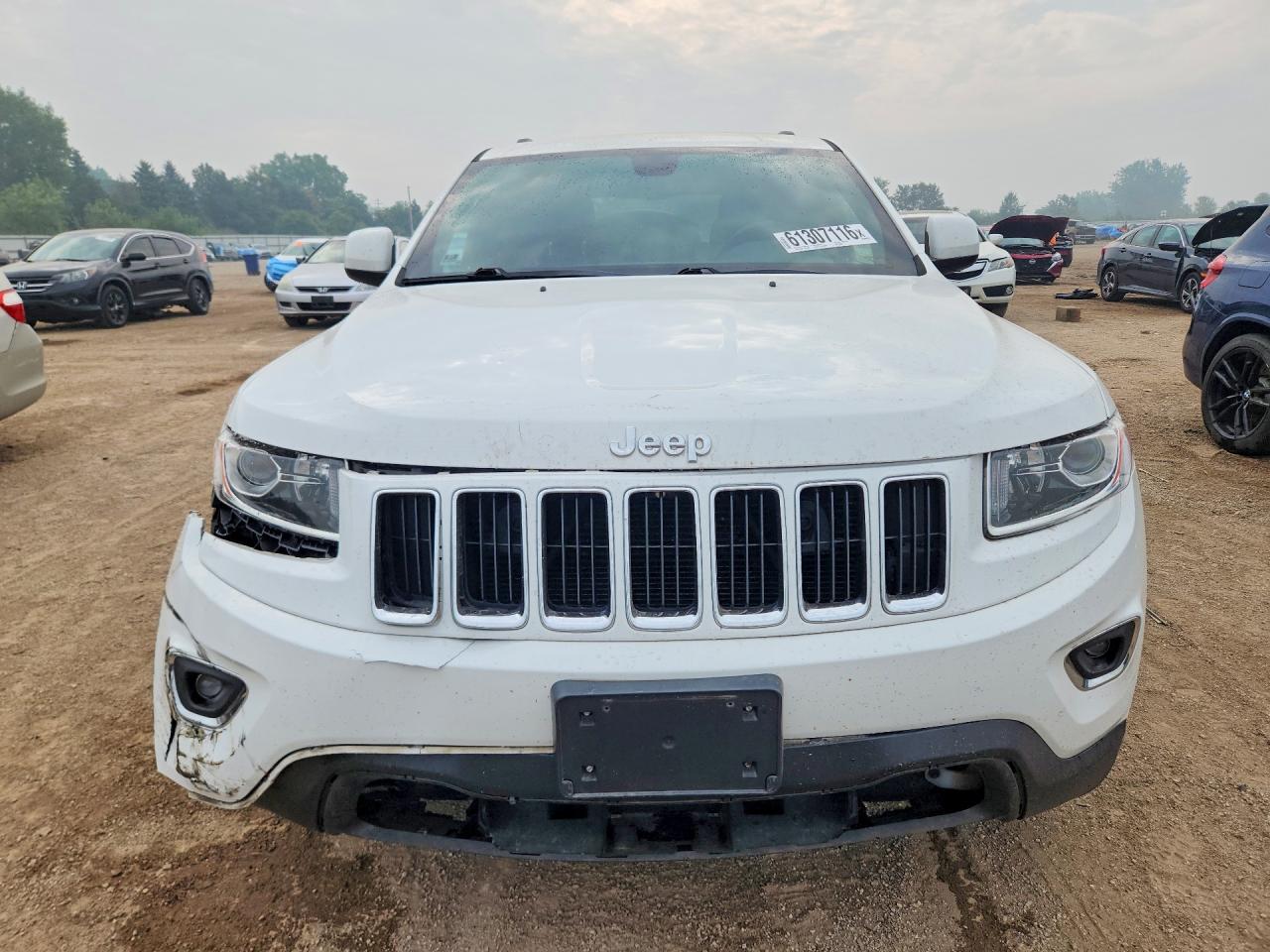 2015 Jeep Grand Cherokee Laredo White vin: 1C4RJFAG6FC209995
