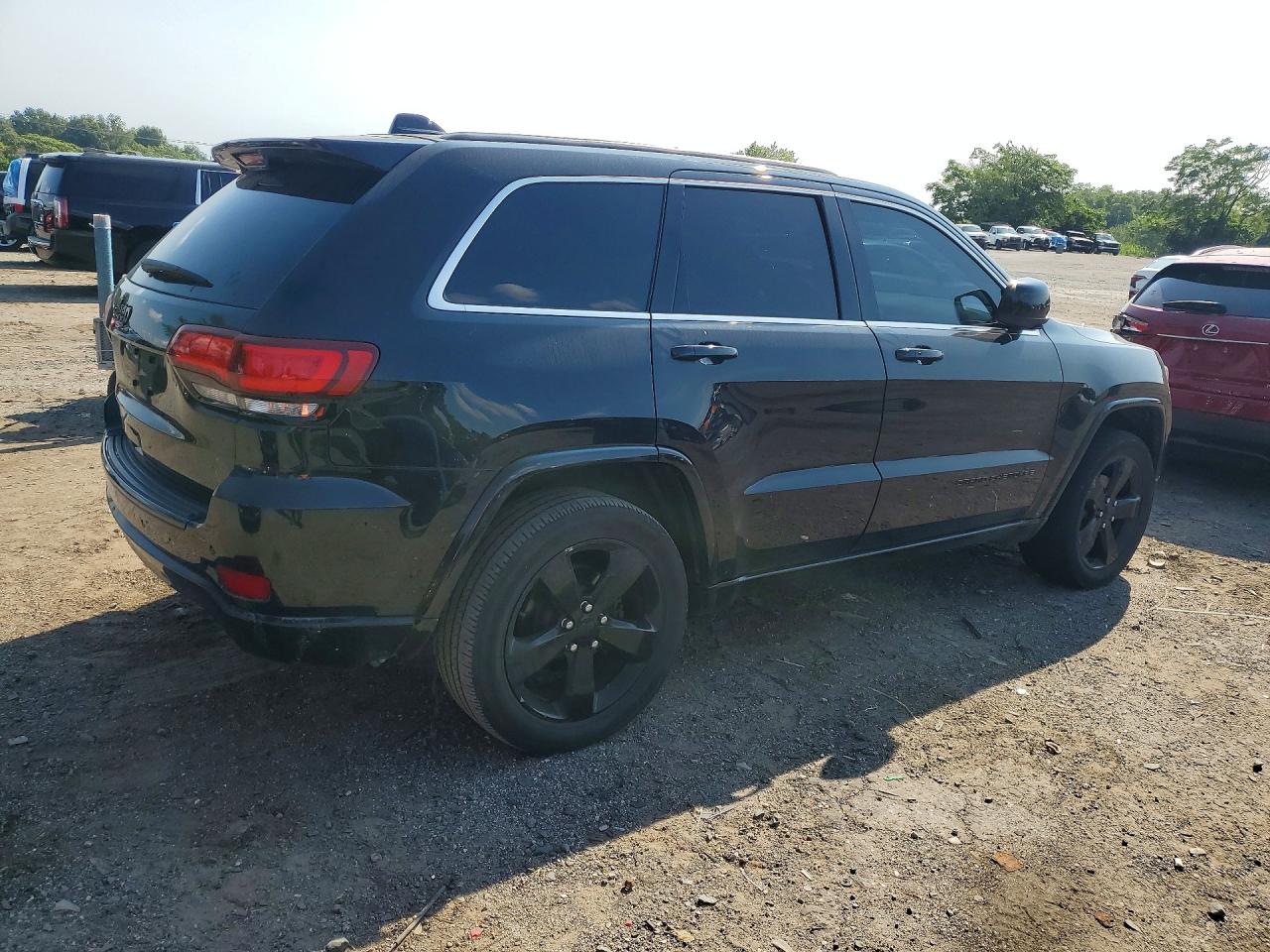 2015 Jeep Grand Cherokee Laredo Black vin: 1C4RJFAG6FC227140