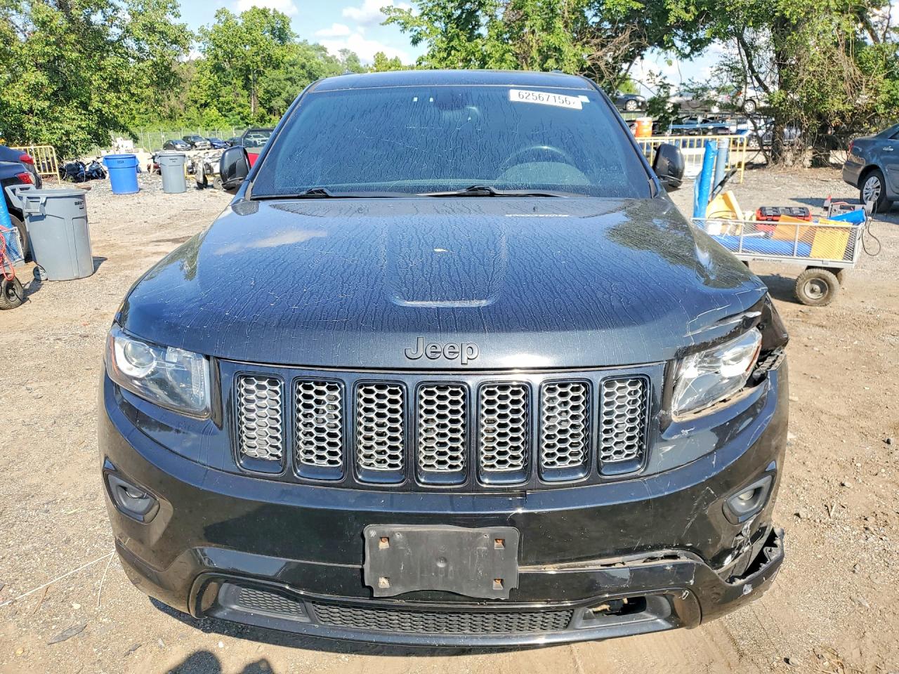 2015 Jeep Grand Cherokee Laredo Black vin: 1C4RJFAG6FC227140
